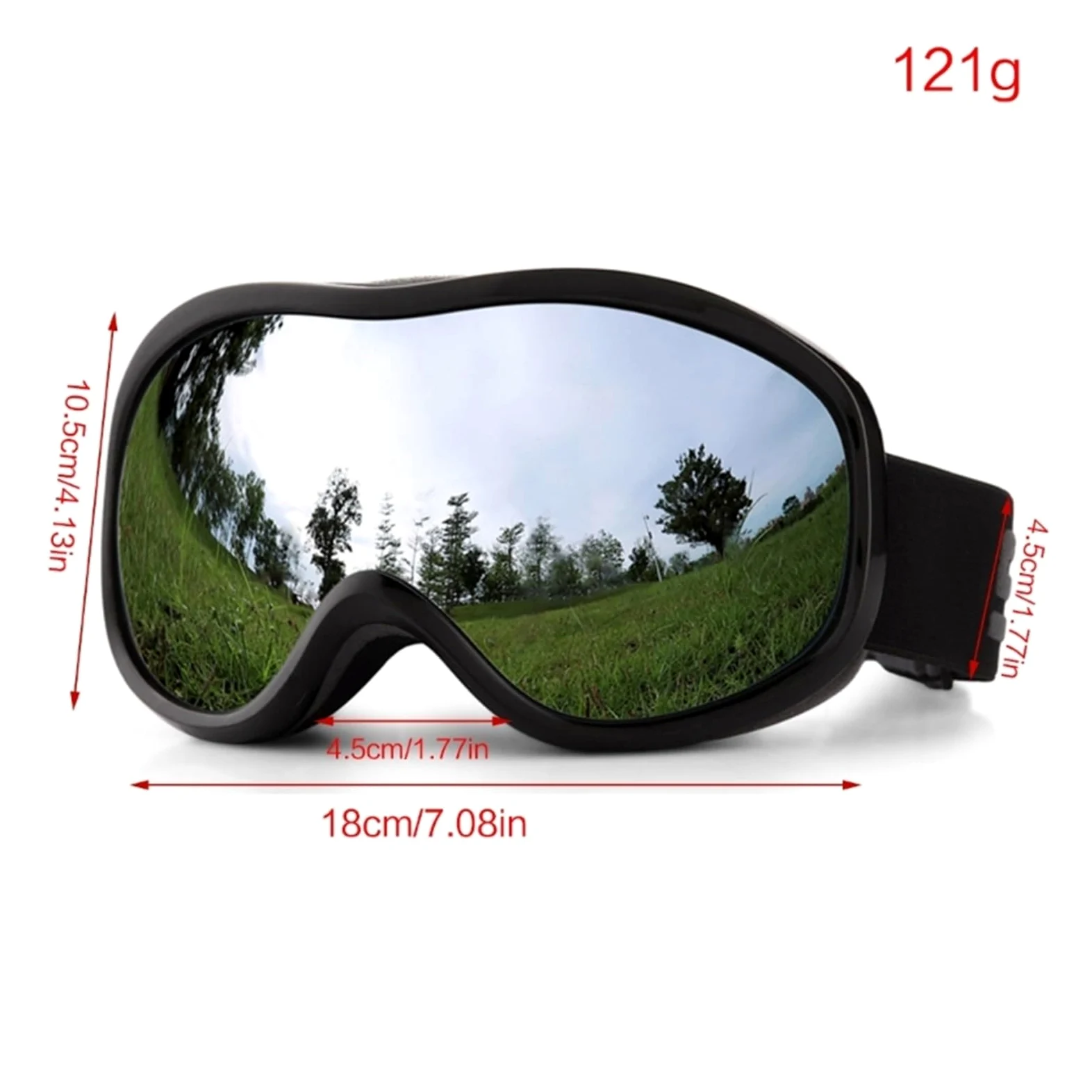 Gafas de esquí Gafas de Snowboard - Gafas de esquí de Doble Capa - Gafas de esquí antiniebla Gafas de Nieve y Viento Gafas Unisex para Exteriores (Color: 1) (1)