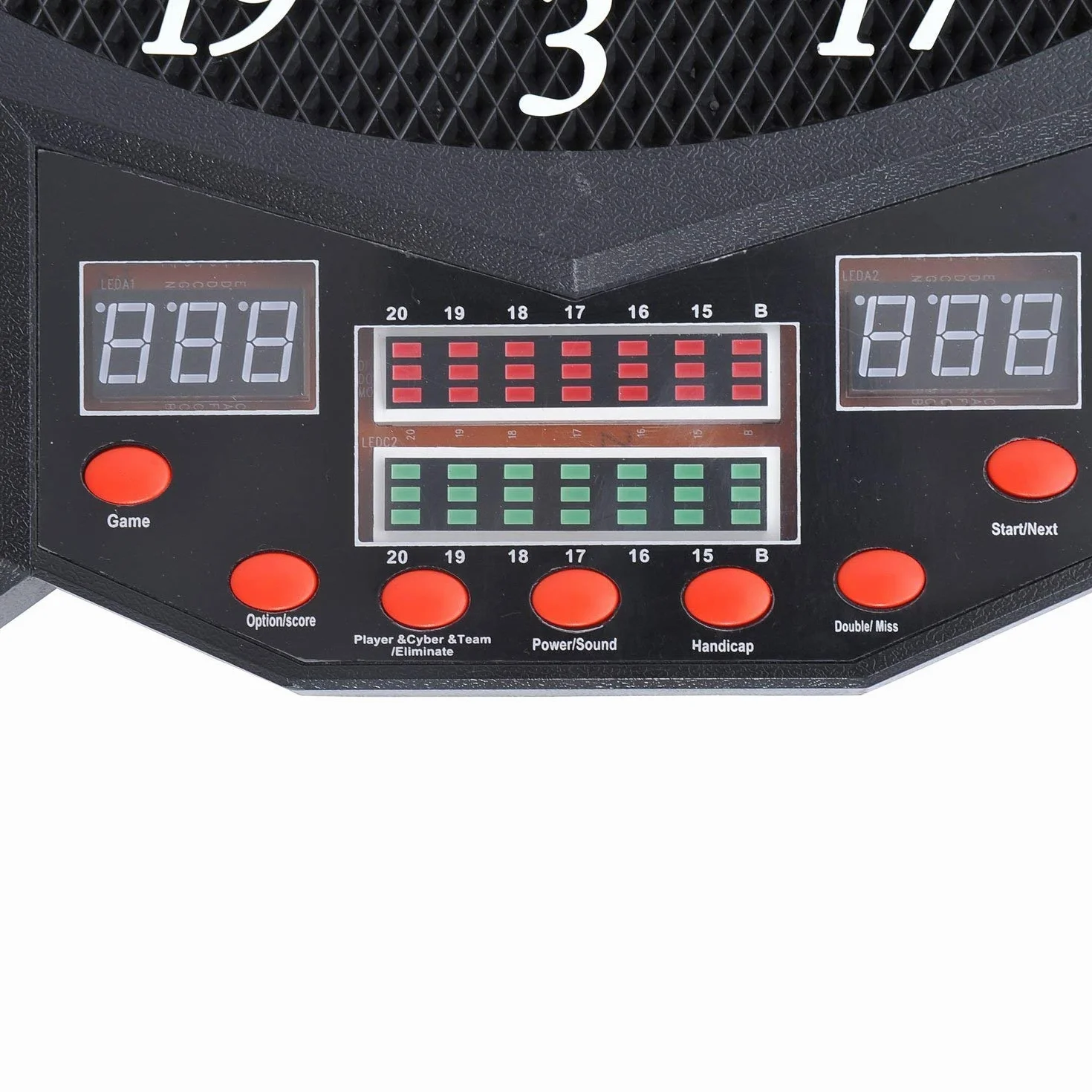 HOMCOM Diana Electronica Digital + 12 Dardos 8 Jugadores 27 Juegos 216 Variantes Sonido