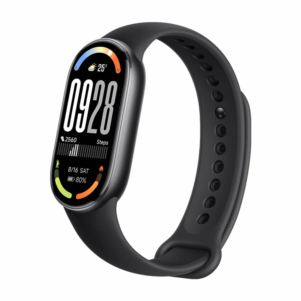 Xiaomi Smartband 10, Pantalla AMOLED 1,72", Carga rápida, 150+ Modos Deportivos, Monitorización Salud y Sueño, HyperOS 2.0, Impermeable 5ATM, Brújula