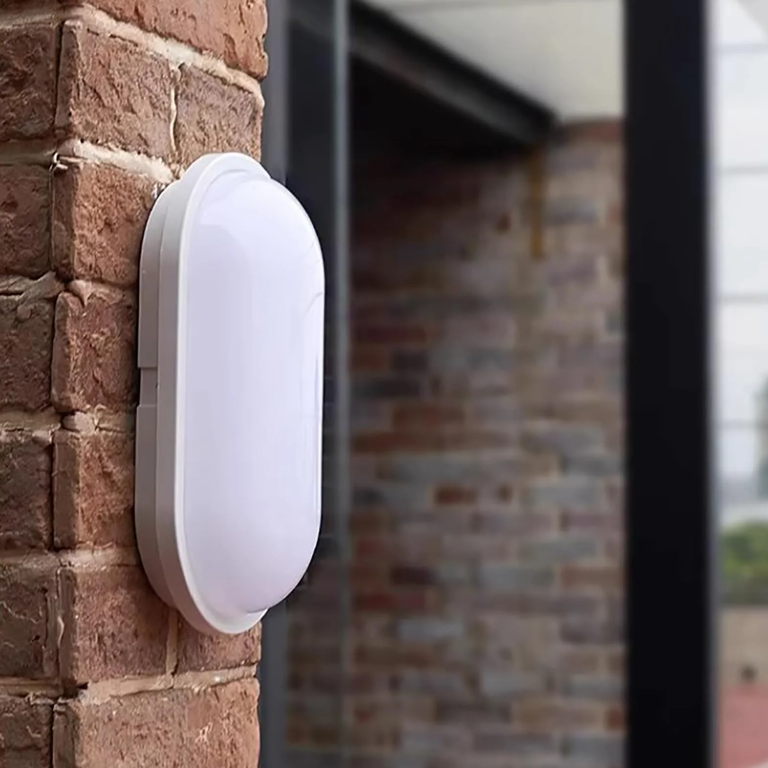 Marhynchus Lámpara de Techo LED Balcón Baño Pared Exterior PVC