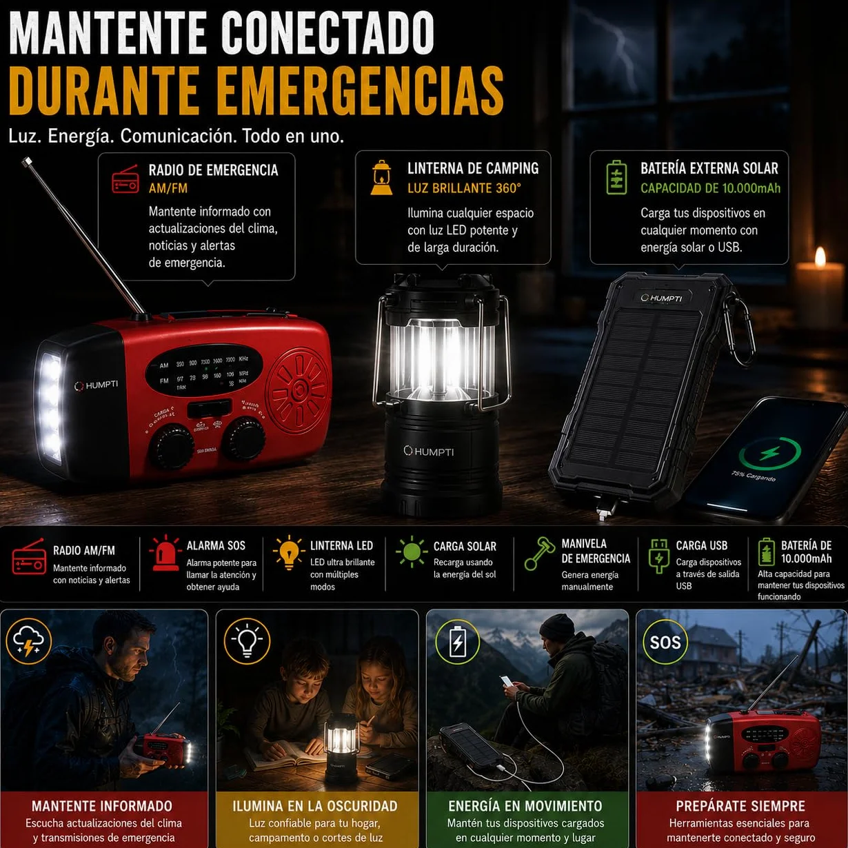 Kit de Supervivencia Completo UE 2026, Mochila Supervivencia 72 Horas Equipada con Camping Gas Portatil, Kit Supervivencia Catastrofe, Botiquín Táctico con Radio Sola, Alicates, Tijeras y Silbato