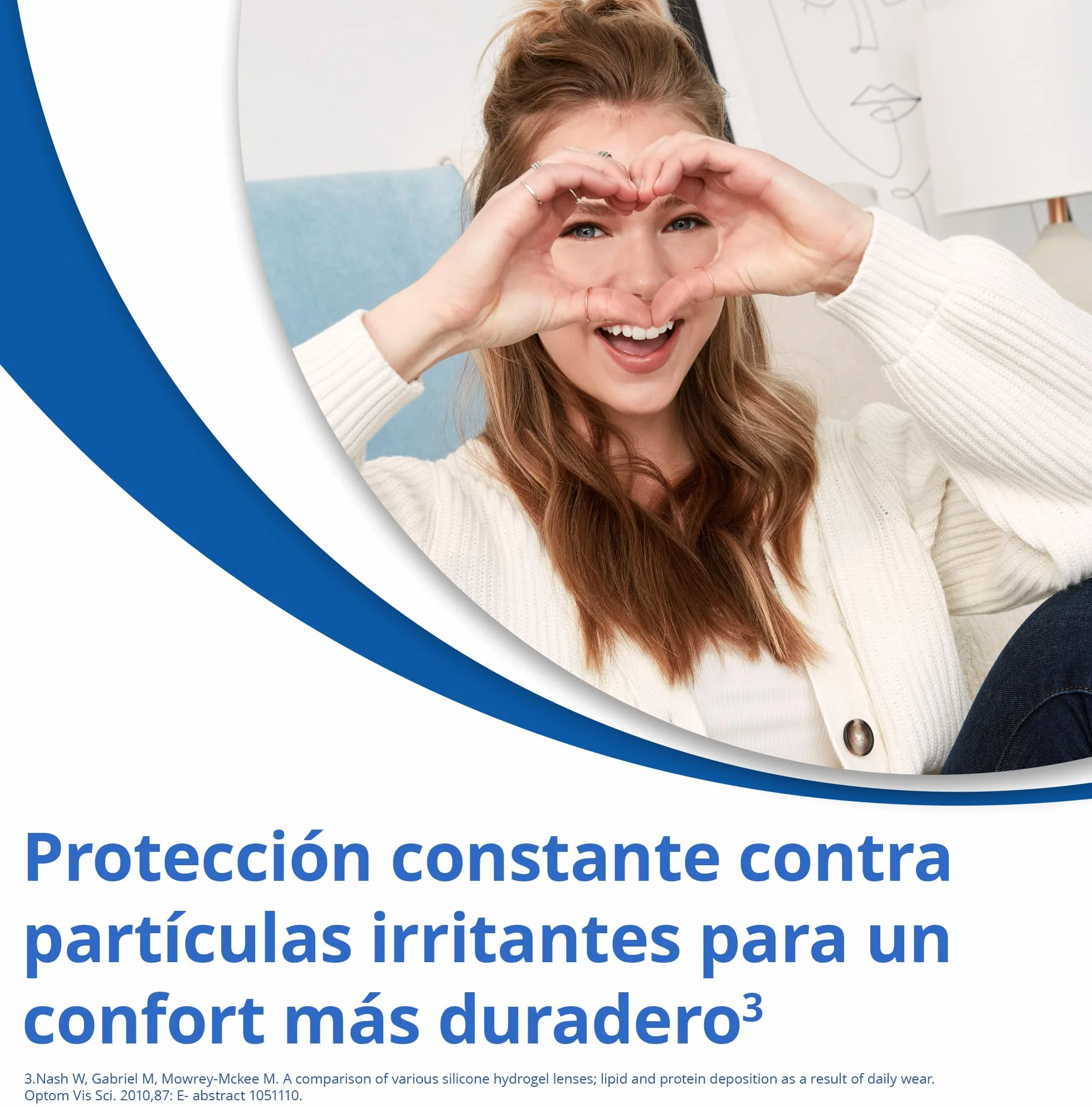 Air Optix plus HydraGlyde Lentes de contacto reemplazo mensual Pack 6 R 8.6 mm D 14.2 mm -2.75 Dioptr