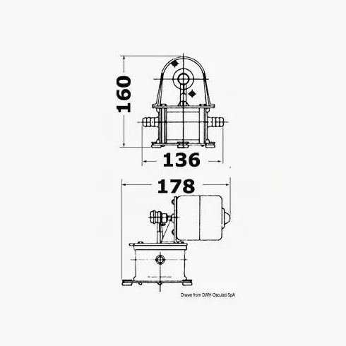 Osculati - Bomba Geiser de achique de sentina de 12 V, cód: 16.292.12