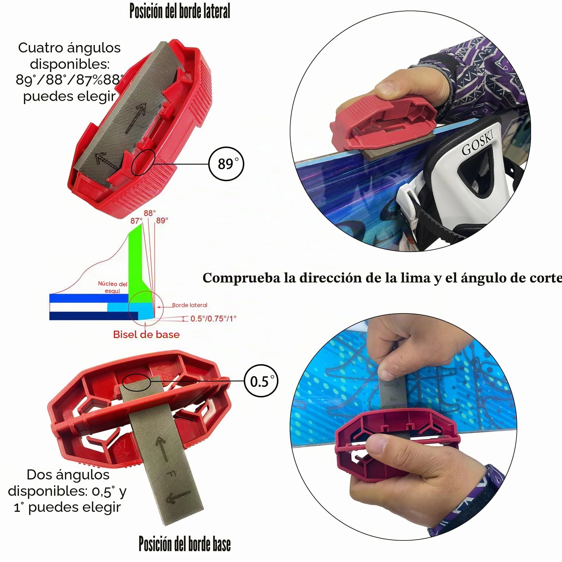 Herramienta con Diamantes y Piedra de Goma