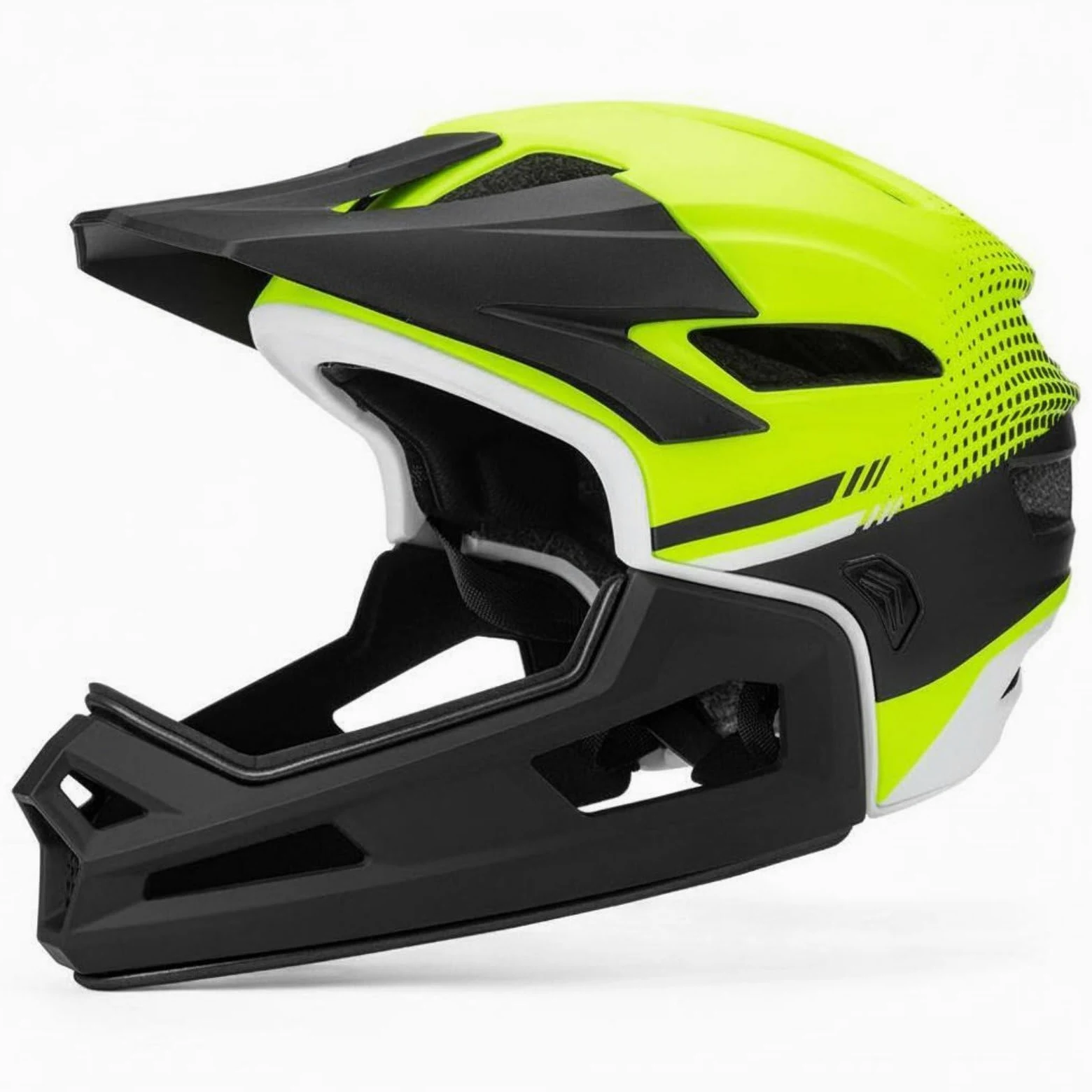Casco para Ciclismo con Protector Facial Desmontable Modular Ventilación Forro Transpirable Sugerido para Deportes al Aire Libre y Rutas de Montaña