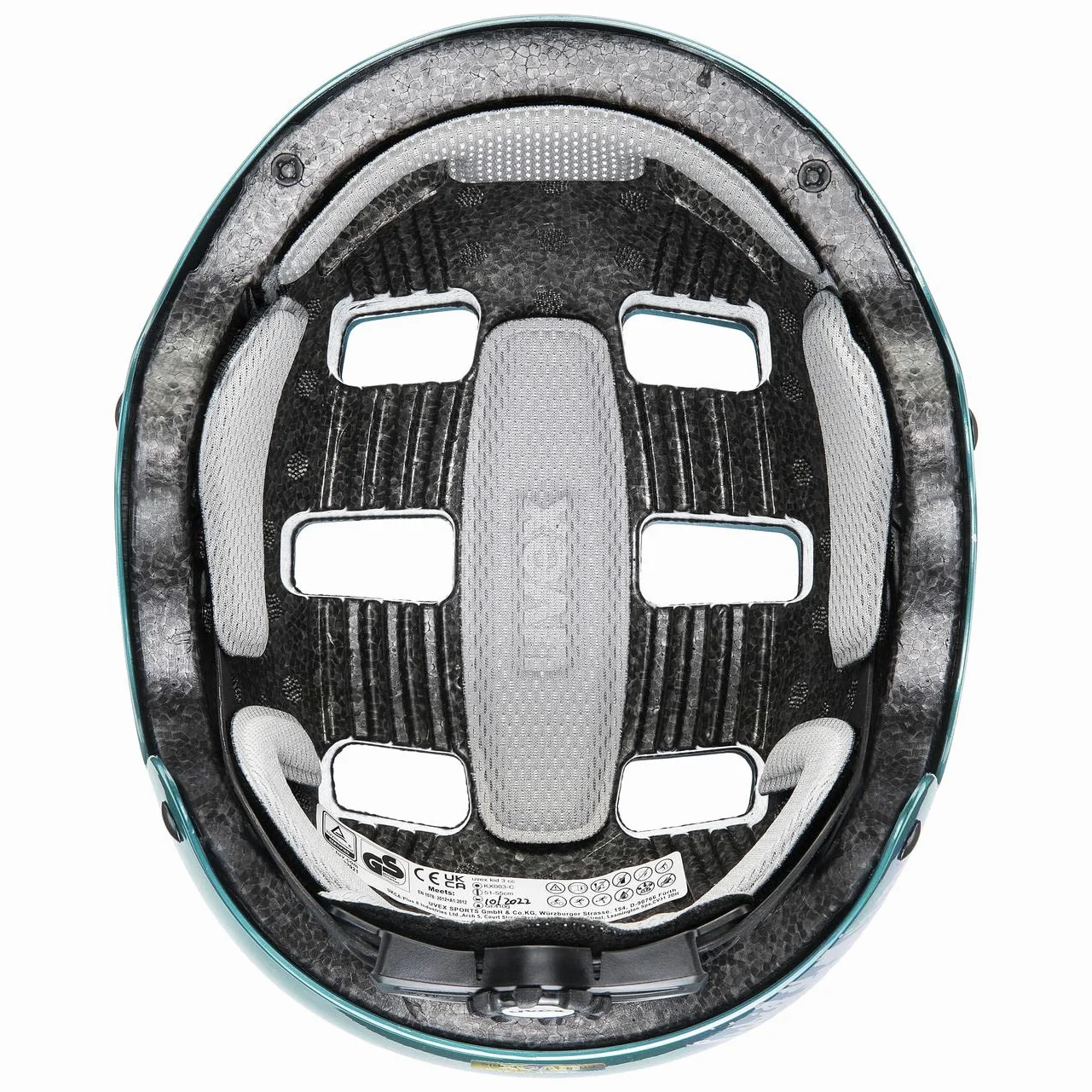 uvex Kid 3, Casco Infantil Robusto, Ajuste de Talla individualizado, ventilación optimizada