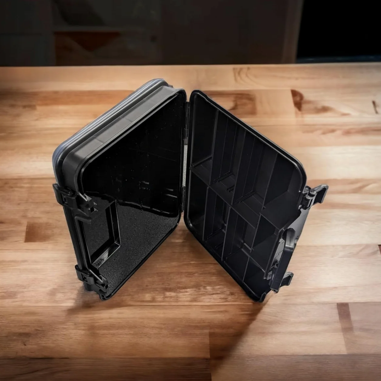 HTO Lure Carrying Case Caja de Aparejos de Pesca, Unisex Adulto, Opa/Transparente, Talla única