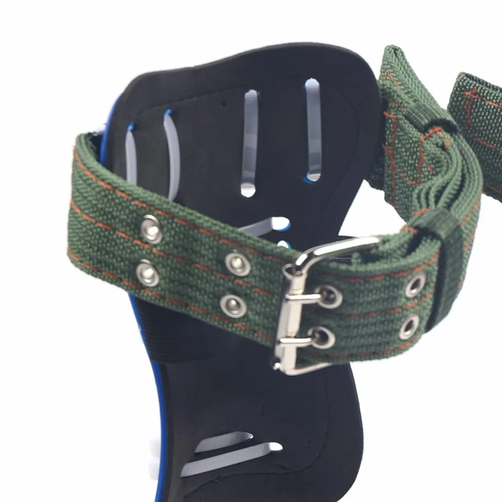 Juego de equipos de escalada de árboles, clavos de escalada de árboles de 100 kg, herramientas de escalada con cinturones de seguridad y cuerdas, para protección contra caídas, cuidado de