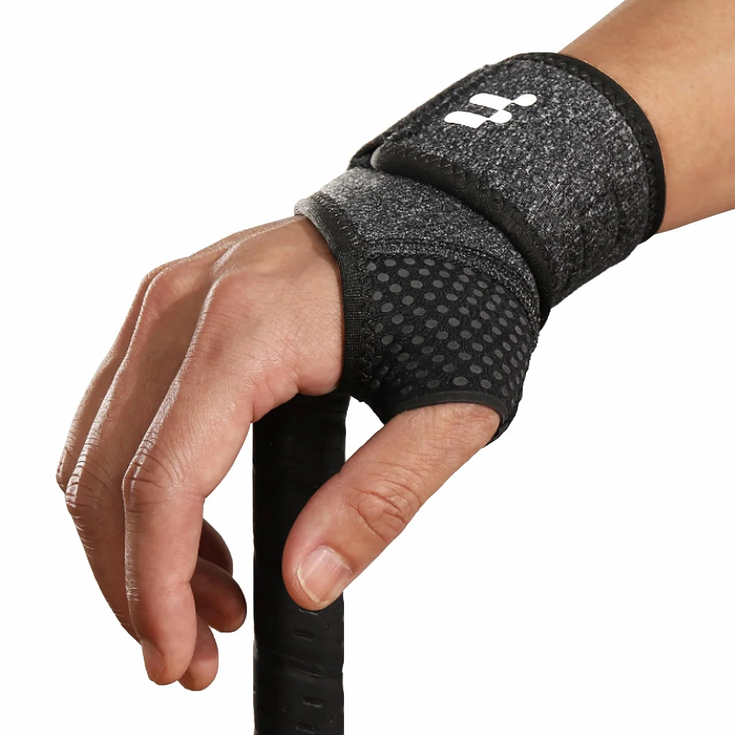 Fitomo Muñequera Tendinitis Muñeca con Apertura del Pulgar Suave para Túnel Carpiano Esguince Artritis Leve, Muñequera Metacarpiana Adjustable para Deportes Trabajos Gym Dormir (Derecha)