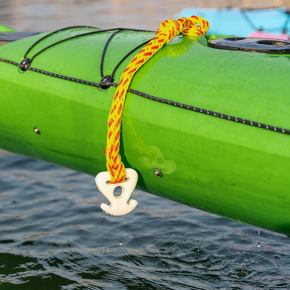2 paquetes de conectores rápidos para tubo de barco y cuerda de remolque, conector de tubos remolcables de agua compatible con barcos, tuberías, wakeboard, esquí, deportes acuáticos, longitud