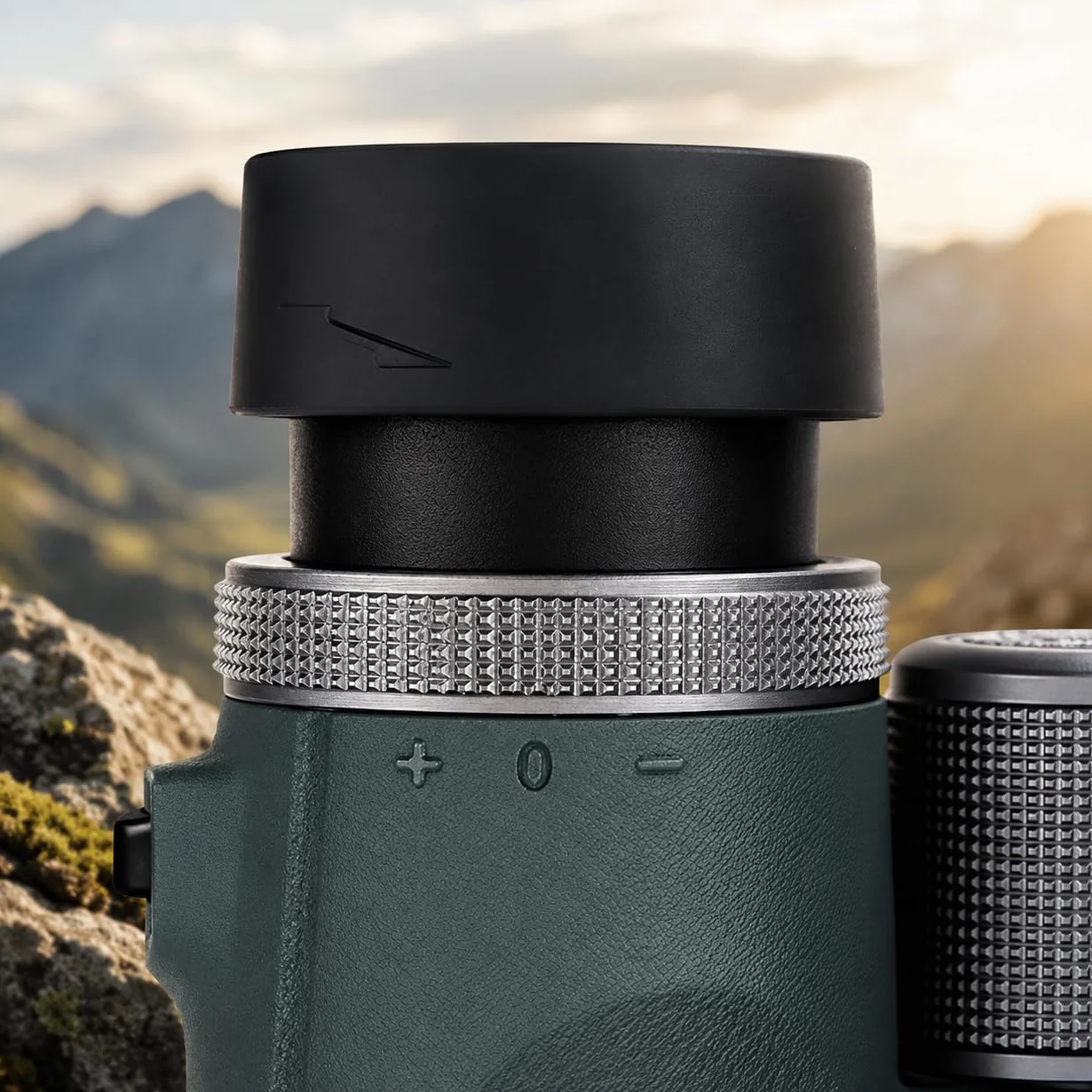 Kersens Binoculares Original Verdes con Lentes de Banda Ancha FMC, Imagen Clara y Objetivo Amplio para Naturaleza y Actividades al Aire Libre