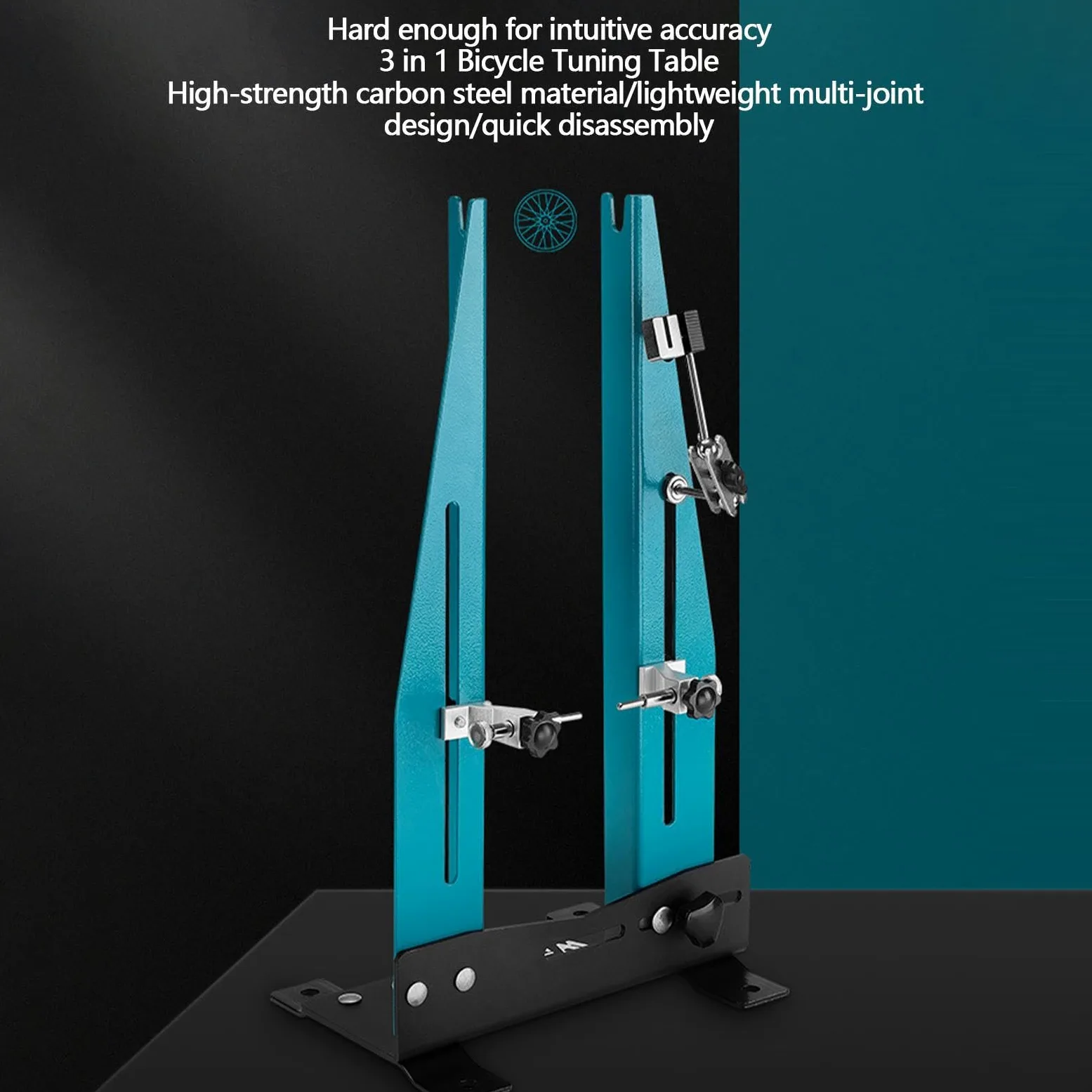 Soporte para Alineación De Ruedas Bicicleta - Reparación Bicicletas | Ajustable Mantenimiento | Herramienta Llantas Montaña Y Carre