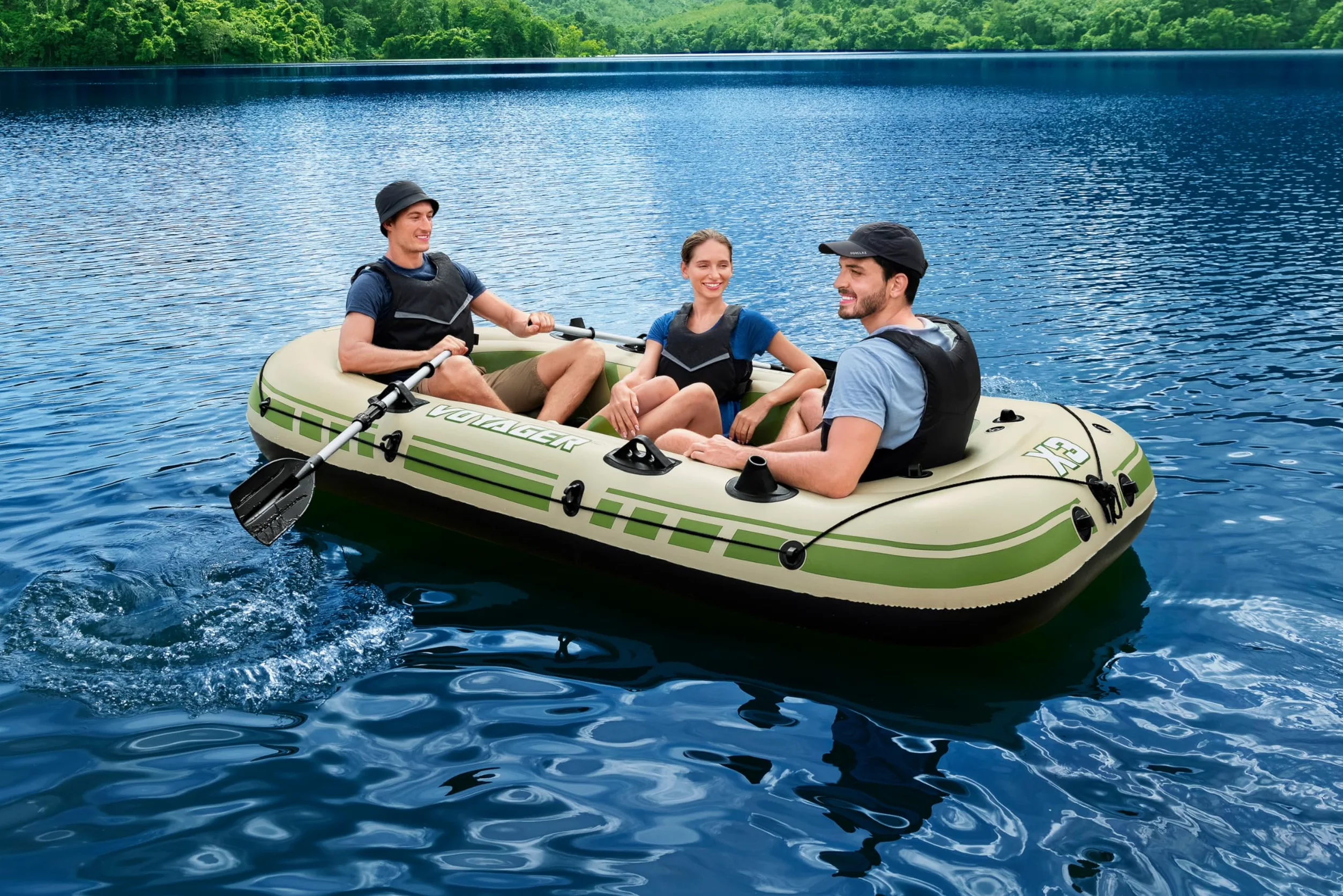 Bestway Voyager X3 Juego de balsa, de 9'8' x 54'/2,94 MX 1,37 m
