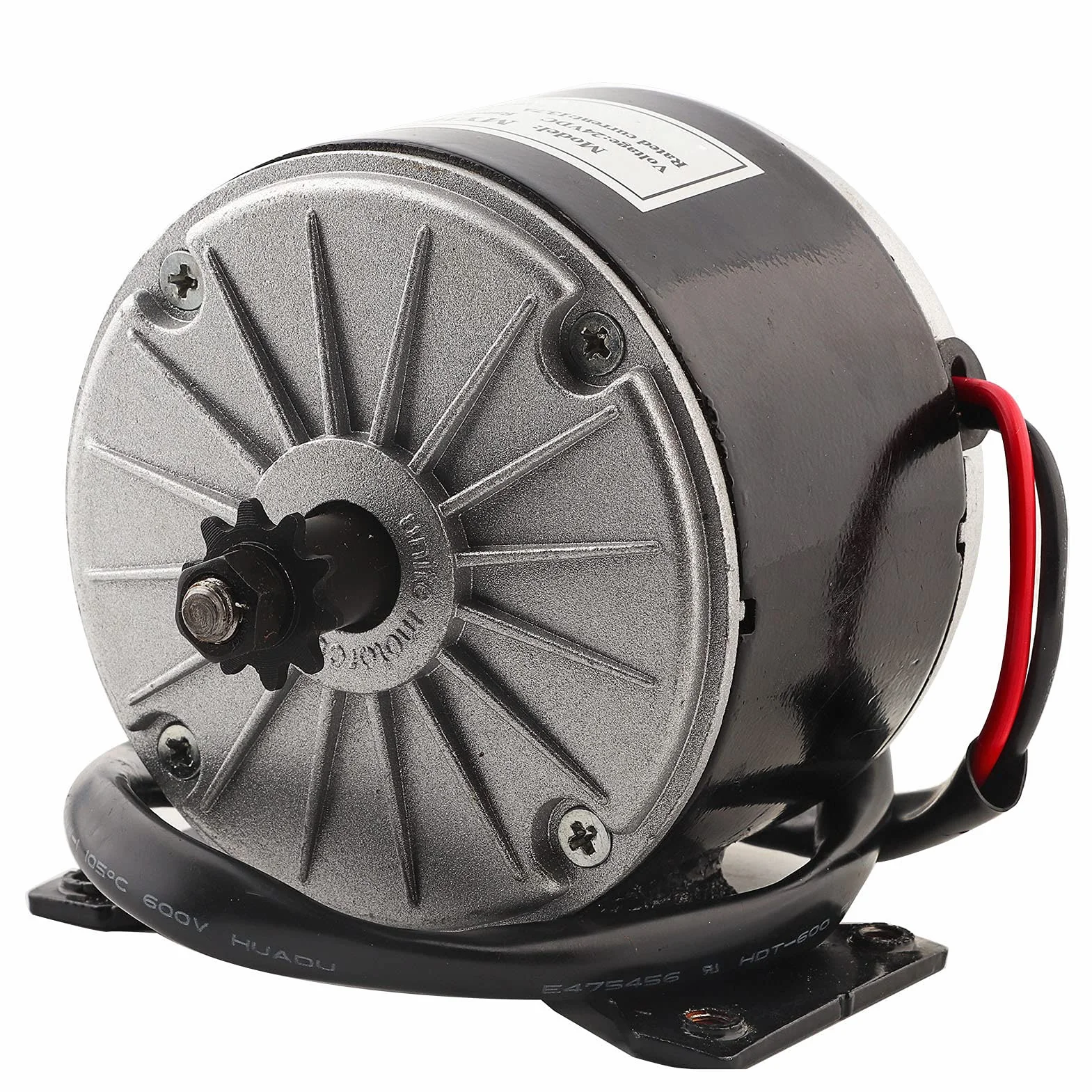 MY1016 24 V 250 W Motor Cepillo Alta Velocidad para Scooter Eléctrico Bicicleta Eléctrica