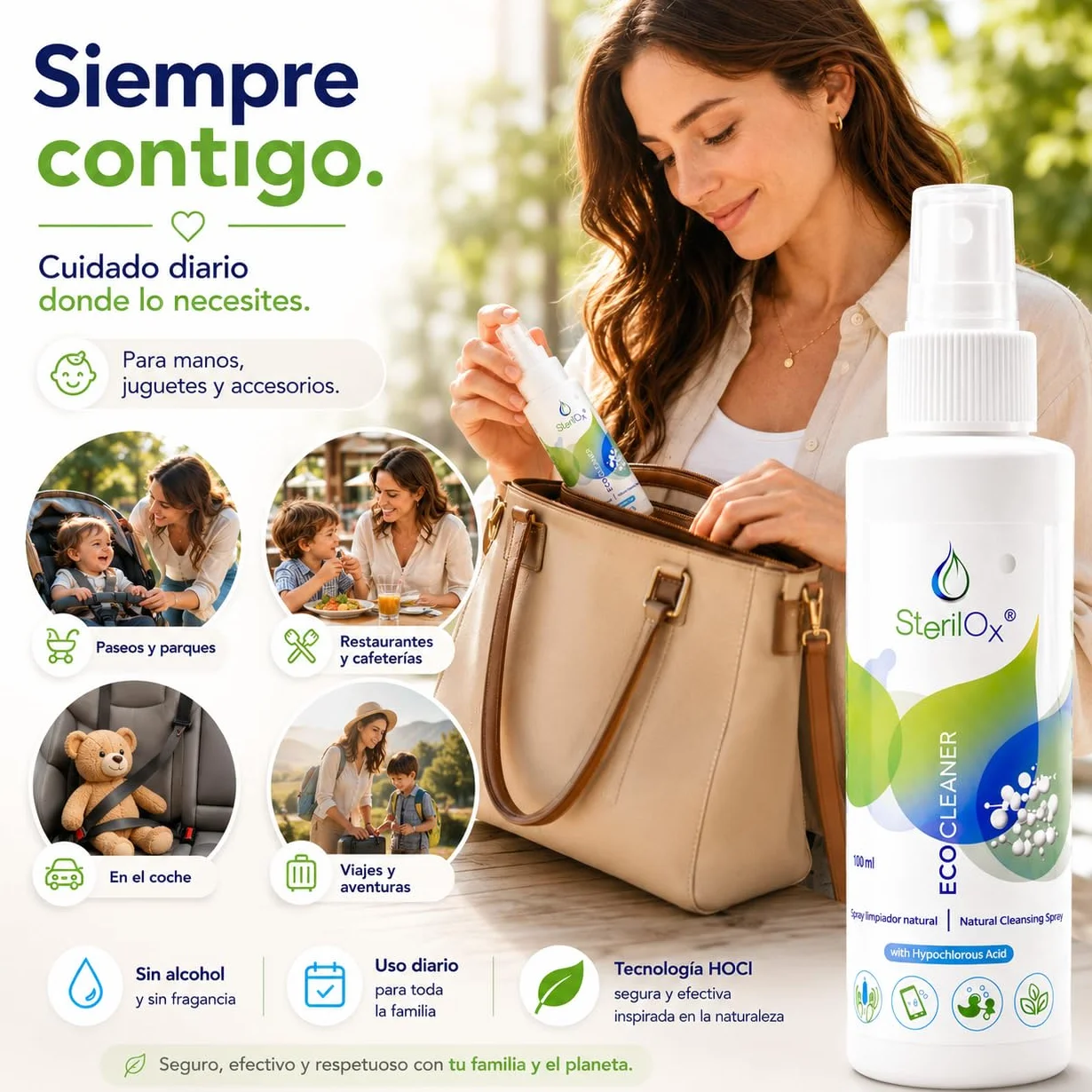 Spray Natural para la Piel con Ácido Hipocloroso 100 ml