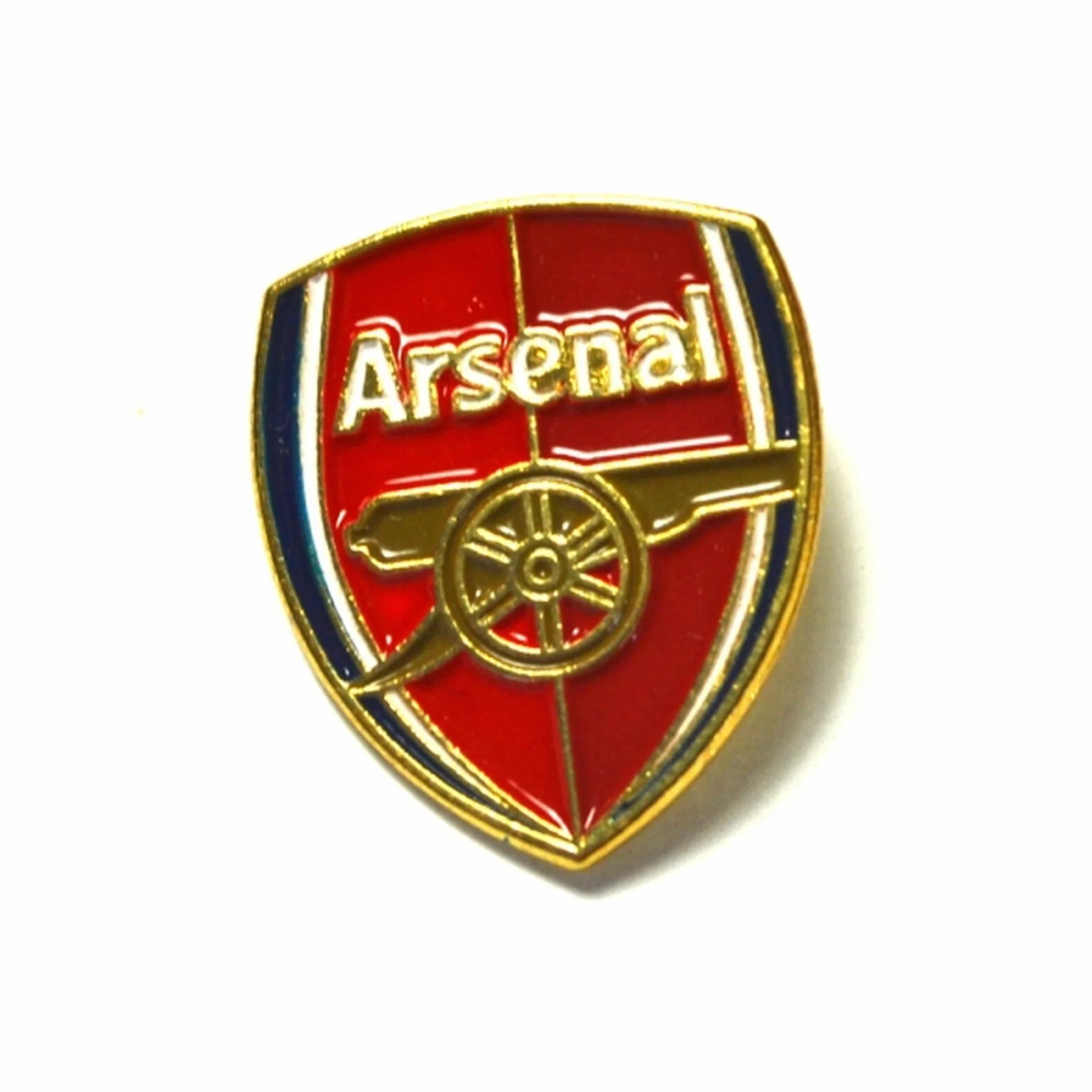 Arsenal FC Oficial - Pin con escudo del equipo (Modelo Único) (Rojo/Oro)