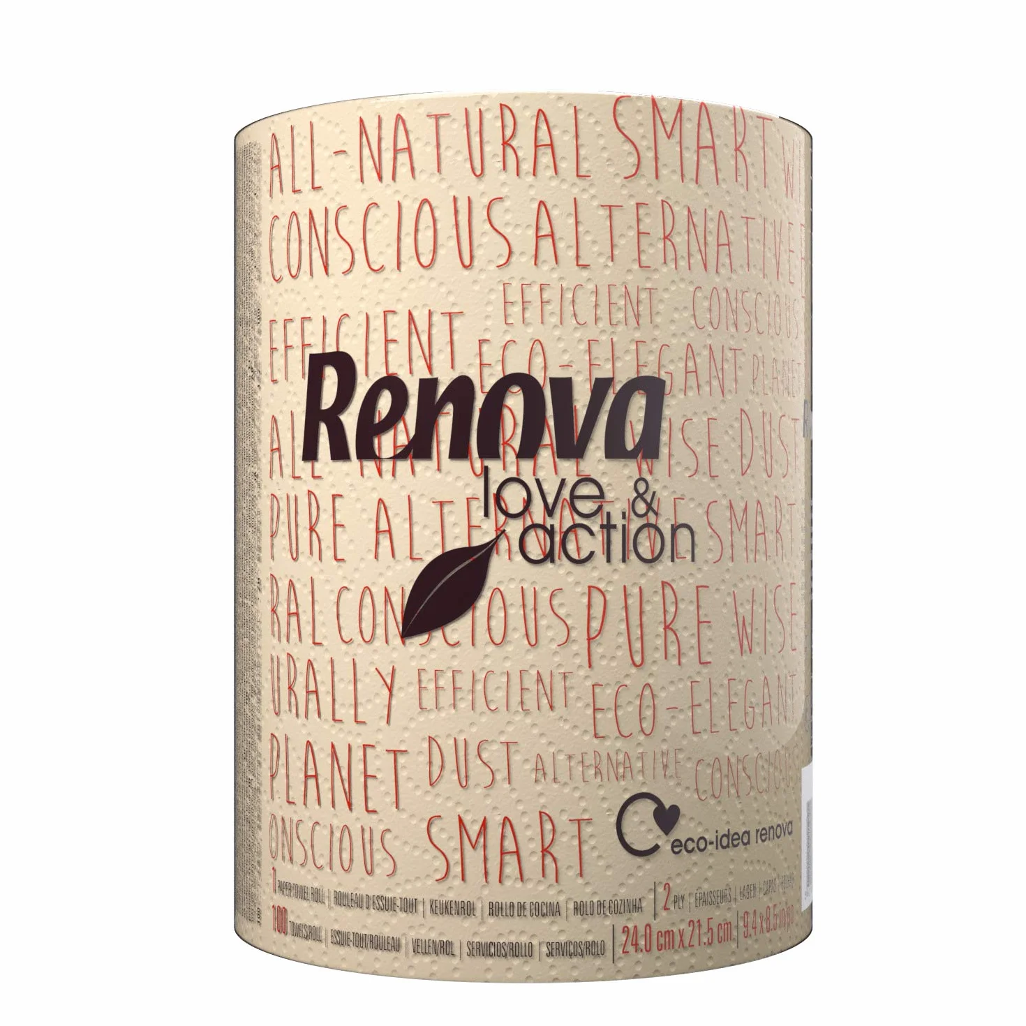 Rollo de Cocina Ecológico Love & Action Renova XXL Kraft FSC®