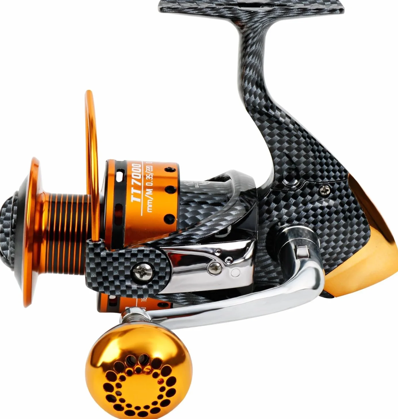 Carretes de pesca de 12+1 BB, carretes giratorios ligeros y suaves, potente arrastre de fibra de carbono, pesca de sal y agua dulce