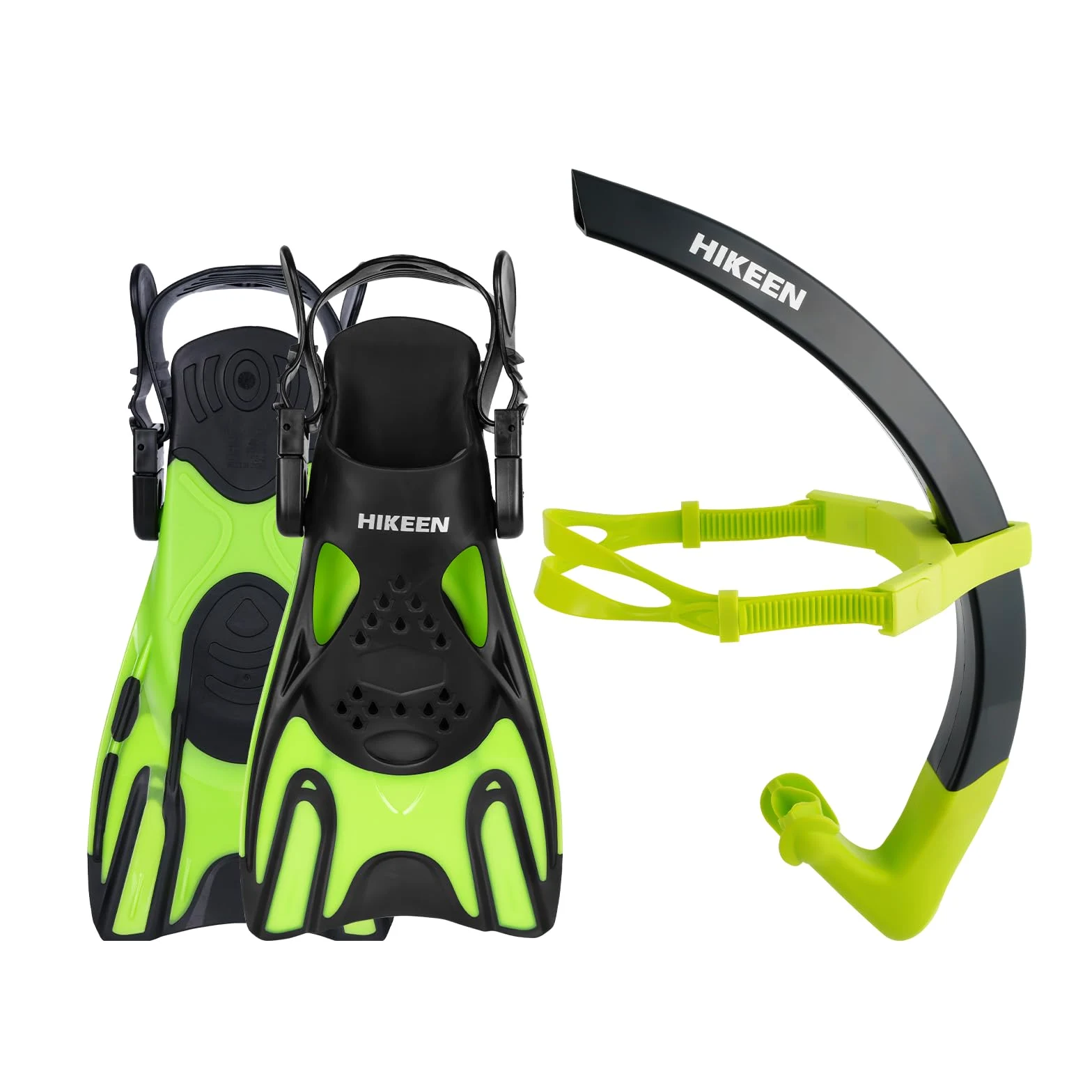 BOOSTEADY Tubo Natacion Frontal de Gran Diámetro: Accesorios Piscina Snorkel Adulto con Sangle Ajustable Hombre/Mujer, Natacion Accesorios Tubo Snorkel con Boquilla de Silicona y Válvula Drenaje