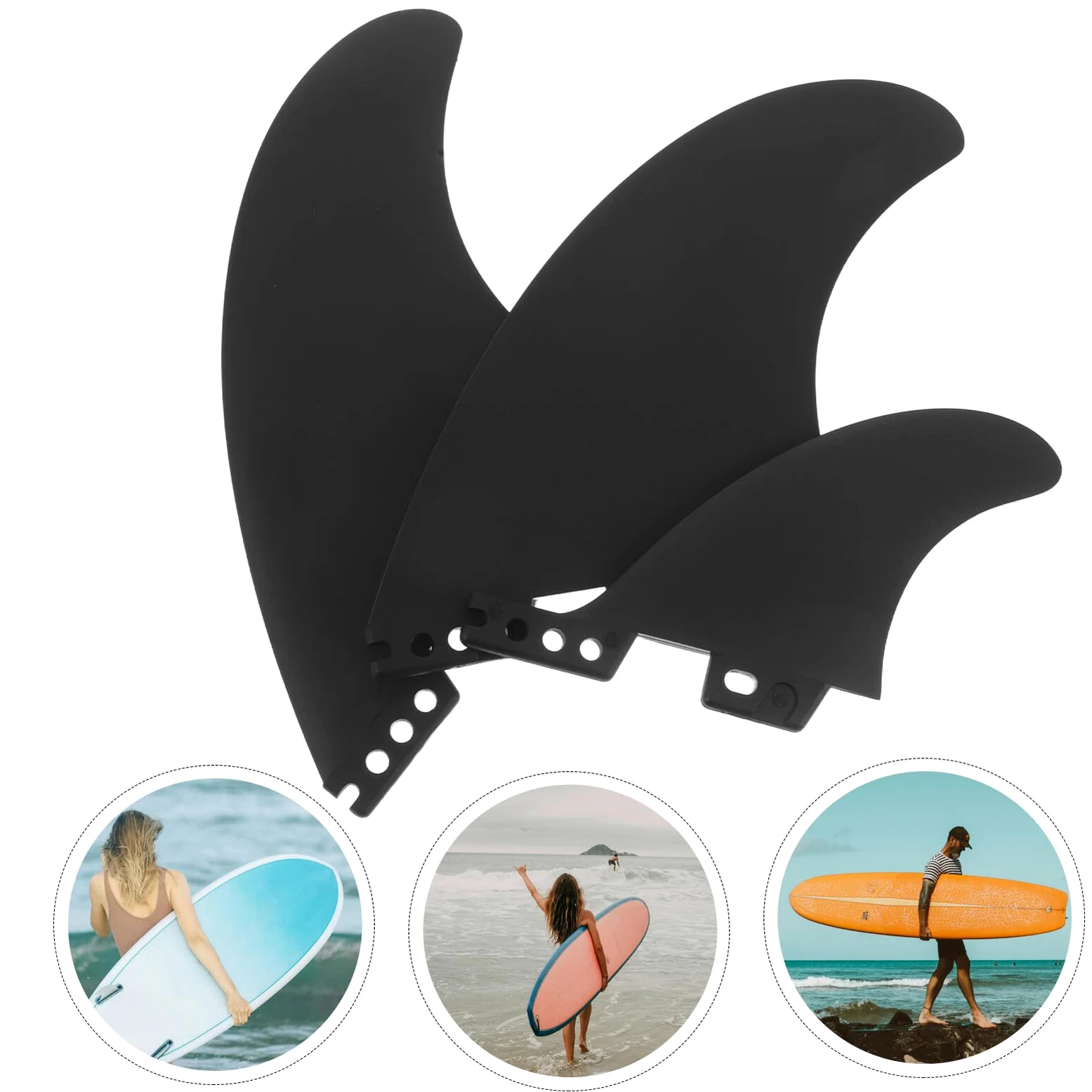 PRETYZOOM Accesorios para Tablas De Surf Reemplazo De Aletas De Sup Aletas De Surf De Parte Trasera De Tabla para Paddle y Kayak Agua