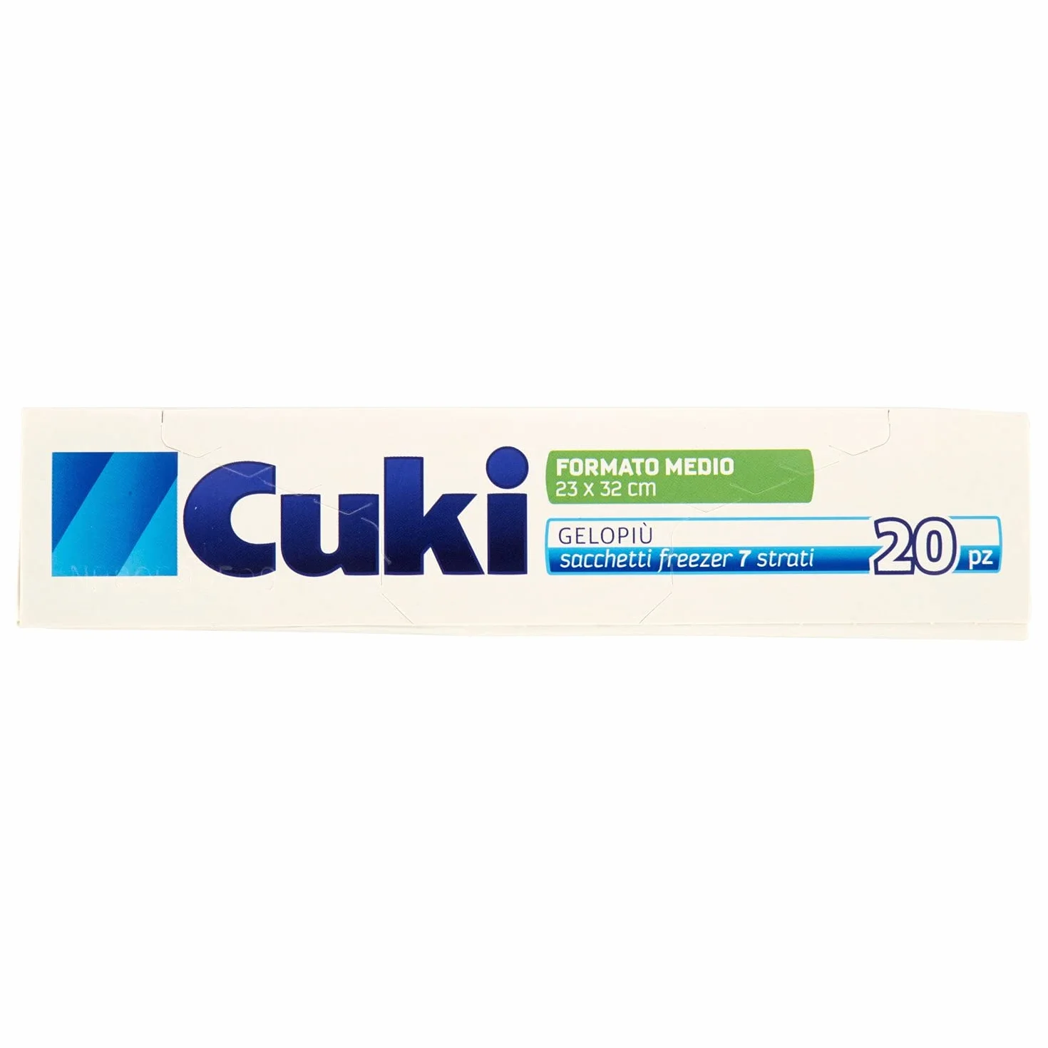 Cuki Gelopiù Bolsas de congelador 7 capas 23x32 cm 2,5 L 20 unidades