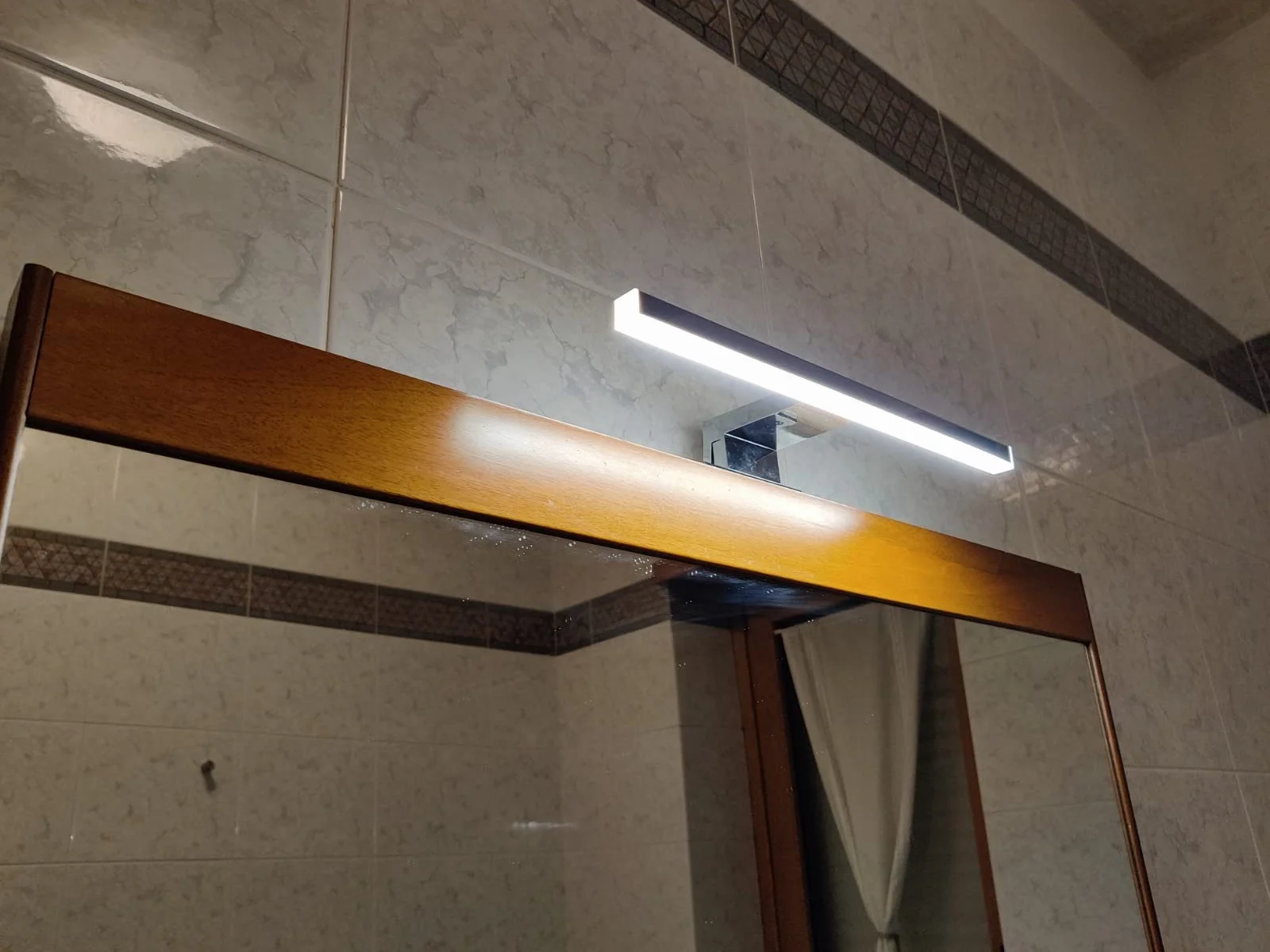 Lámpara de Espejo Baño LED 5W 30cm 400LM Blanco Neutro 4000K IP44 230V Aplique Pared