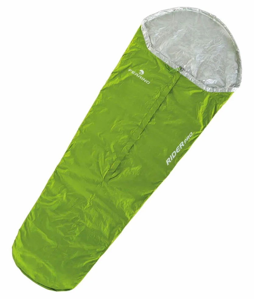 Ferrino Unisex Adulto Saco de Dormir Tiempo Libre Y Senderismo, Verde, 230 x 80/50 cm