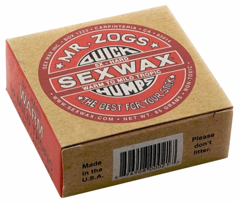 Sex Wax Surf Wax Quick Humps Red Hard Surf Cera