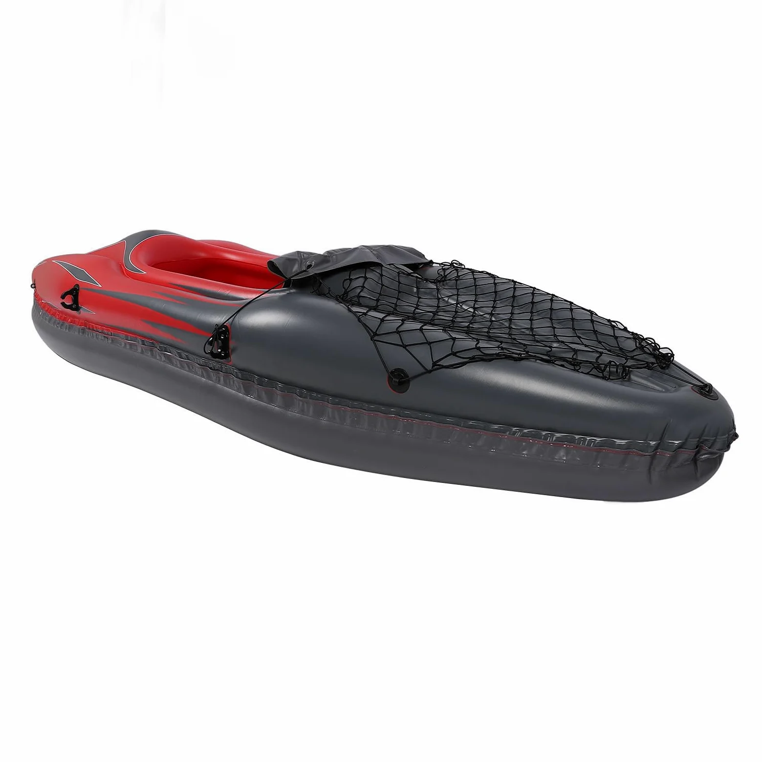 Kayak Inflable, Kayak Inflable de PVC Engrosado para 1 con Paleta de Bomba Manual para Pescar