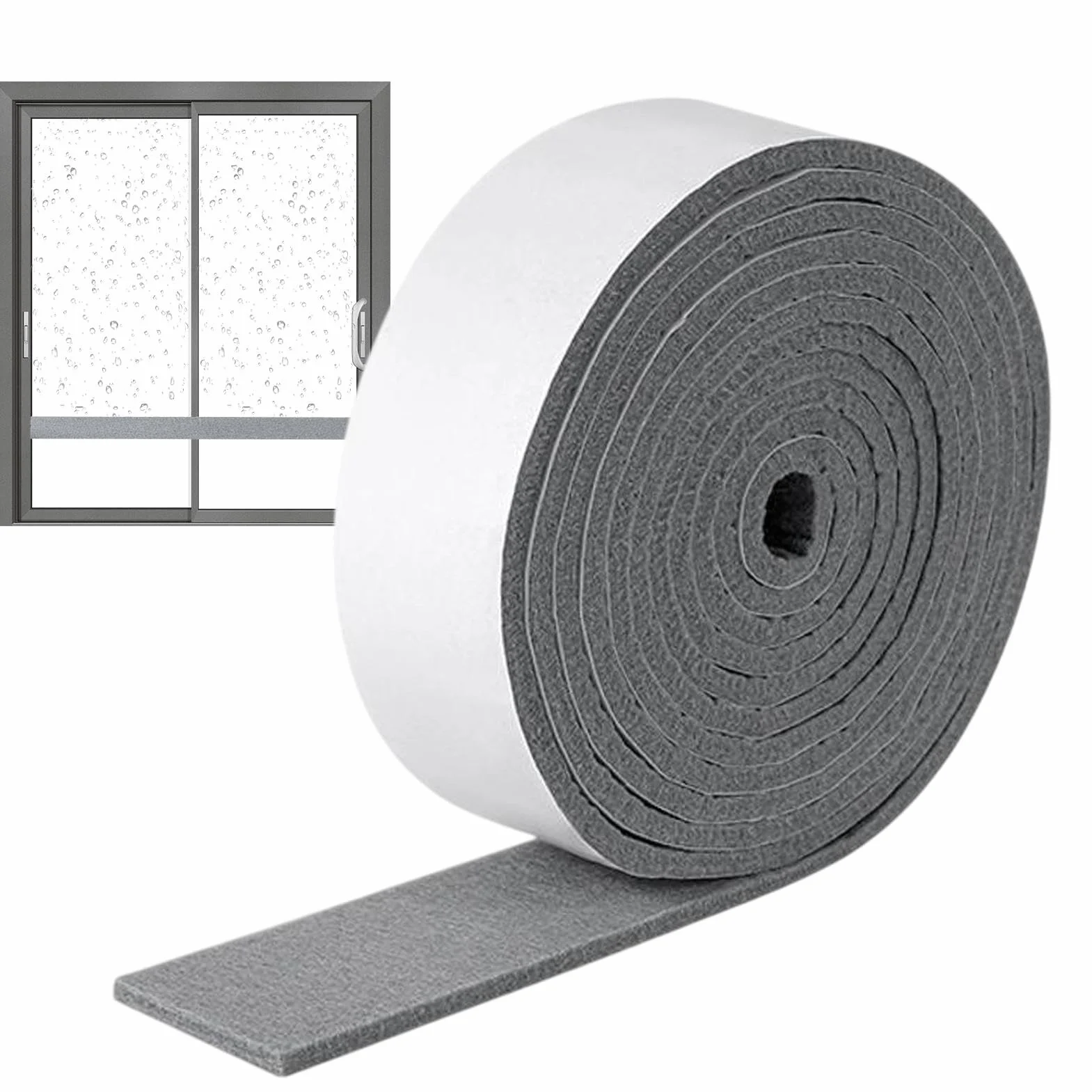 Tiras antihumedad para ventana Byeaon, absorbentes de condensación, reutilizables, 4 x 200 cm