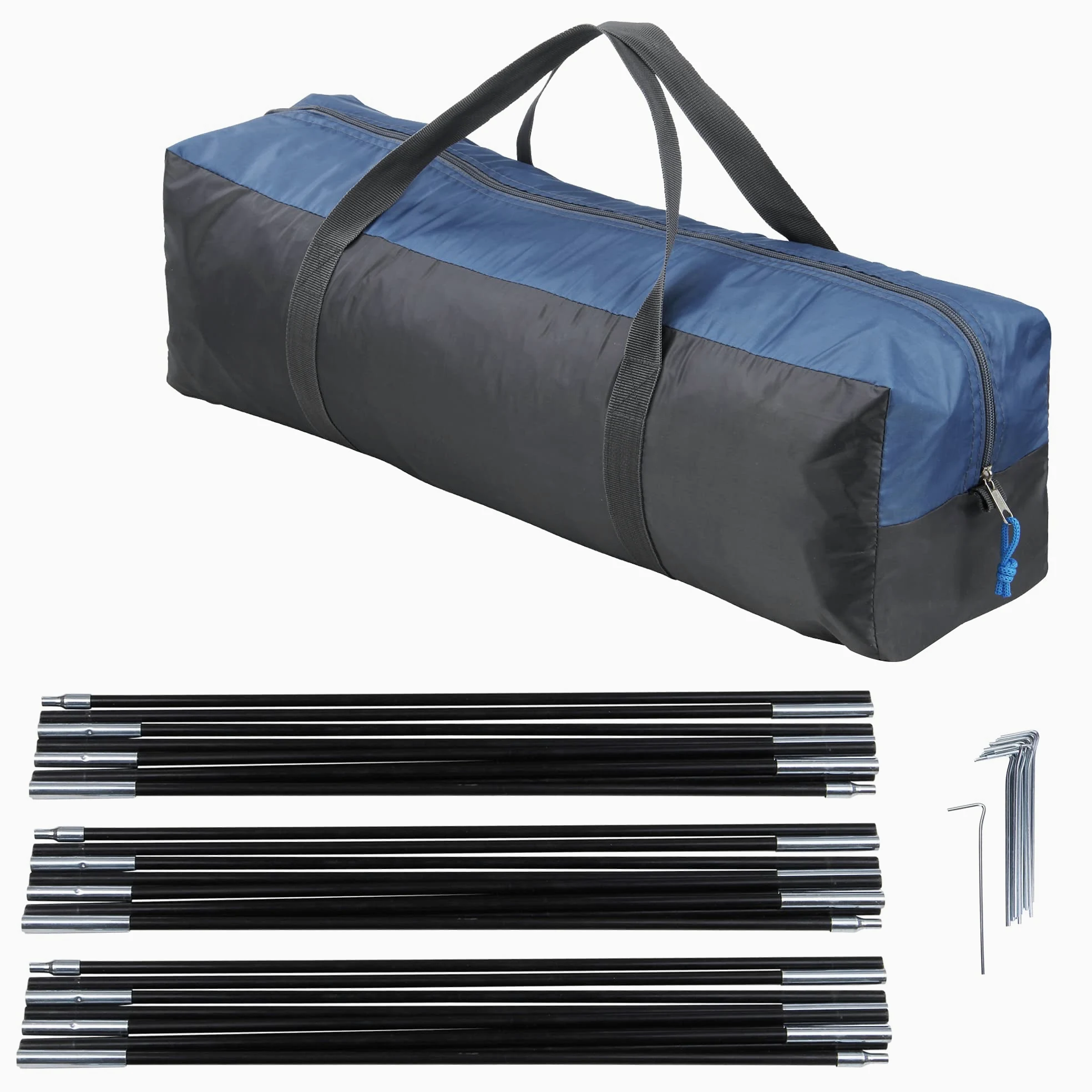 your GEAR Cetona - Tienda de campaña en 2 tamaños para 4 o 5 hombres, tienda de campaña con columna de agua de 3000 mm, sala de estar / antesa, 2 entradas, altura de pie, cabina oscura para dormir,