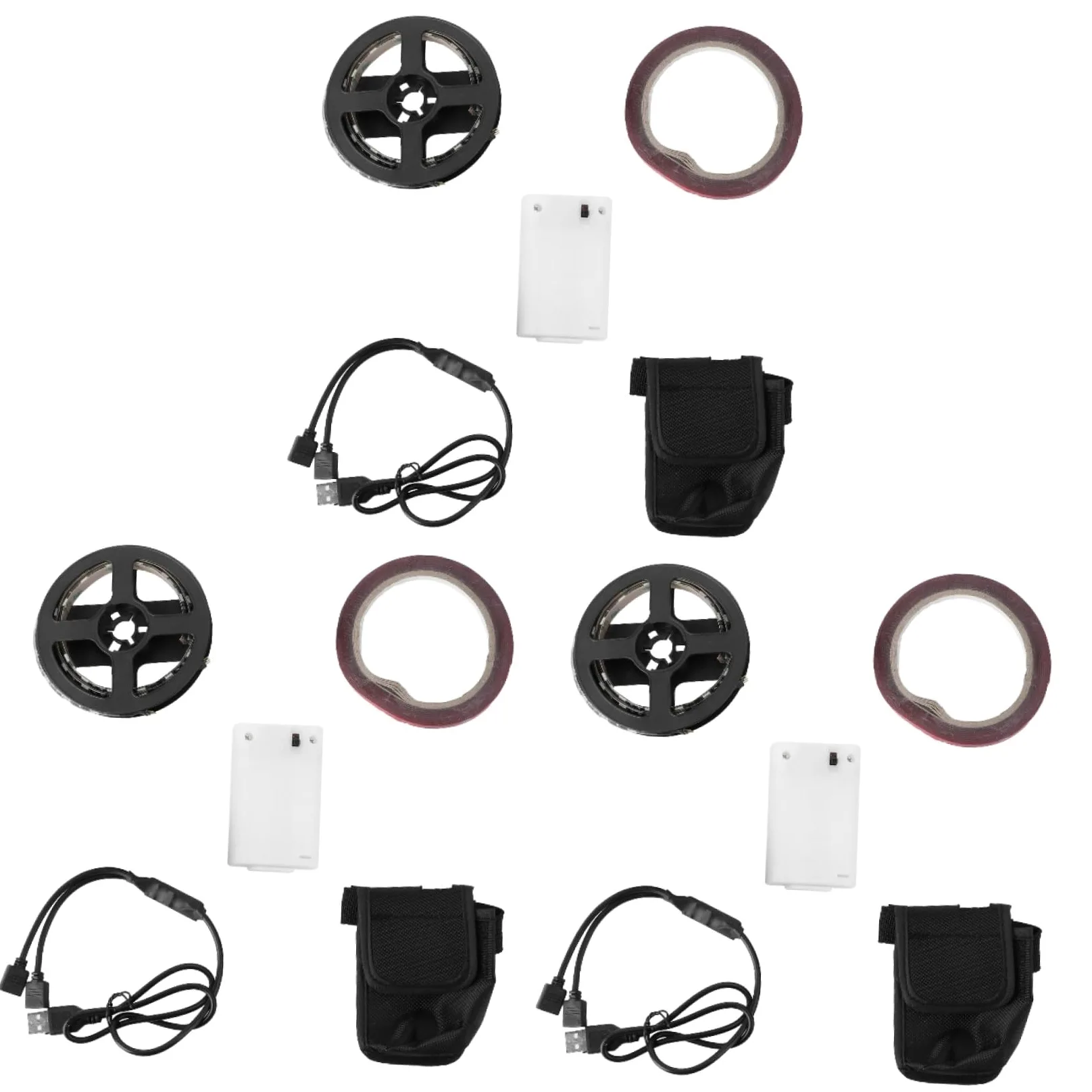 Sosoport 3 Piezas De Accesorios para Scooter Barra De Luces Led para Scooter Accesorios para Scooter Piezas para Scooter Reequipamiento Elegante para Scooter.