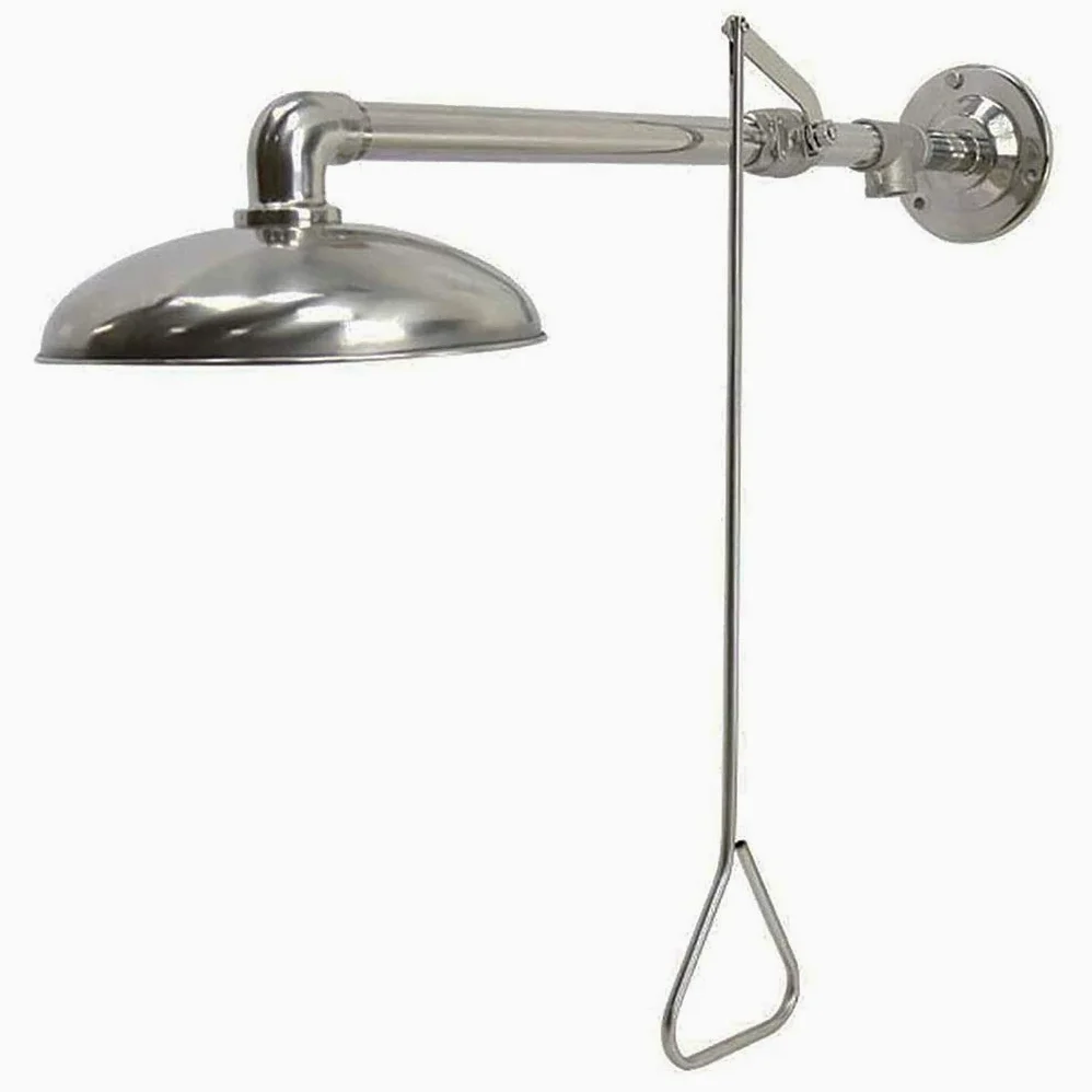 Sistema de ducha de emergencia con rociador, ducha de pared de acero inoxidable,ducha de emergencia con rociador, ducha de pared de acero inoxidable, fácil de usar, equipo de limpieza seguro