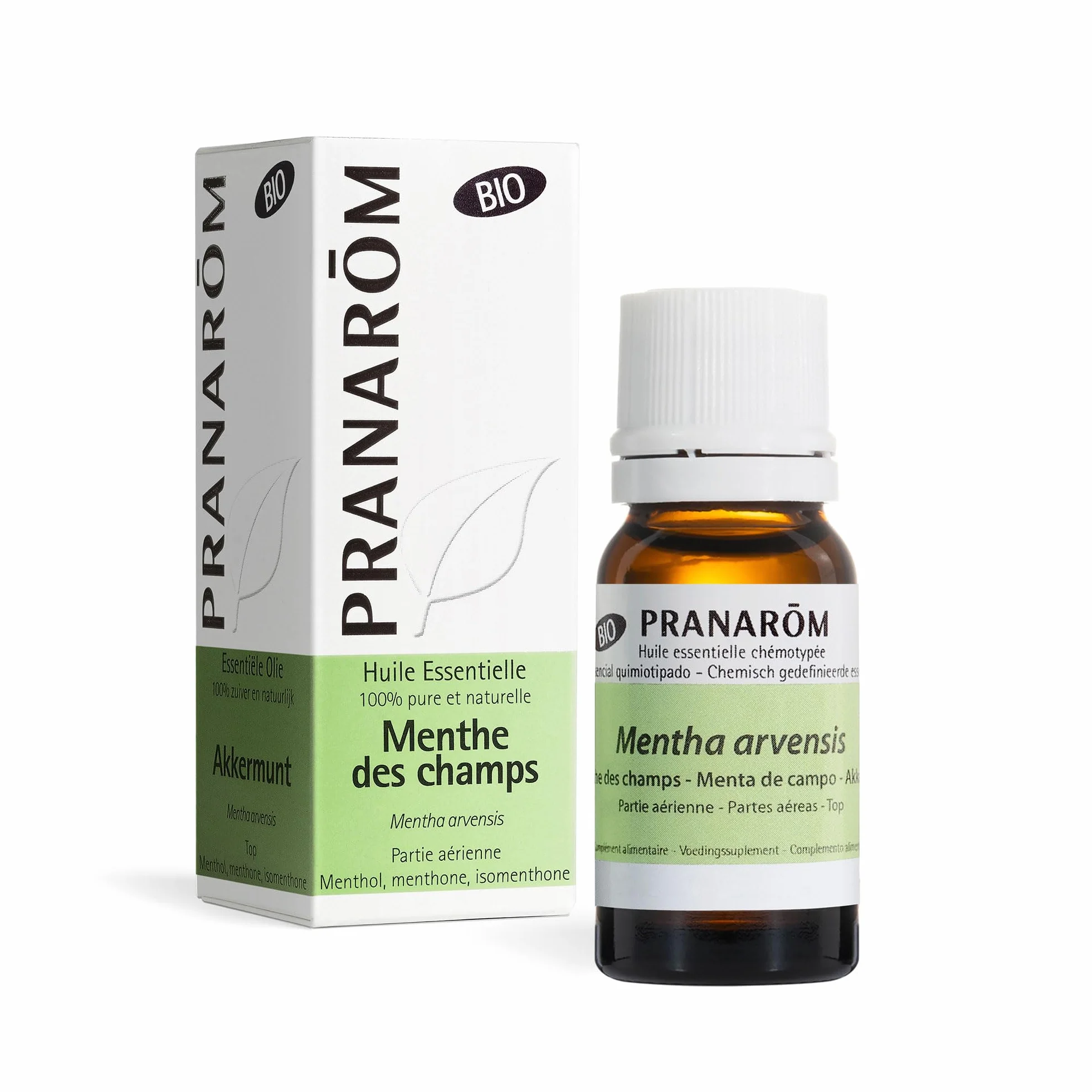PRANAROM Aceite Esencial Menta de Campo Bio 10ml HECT Quimiotipado para Digestión