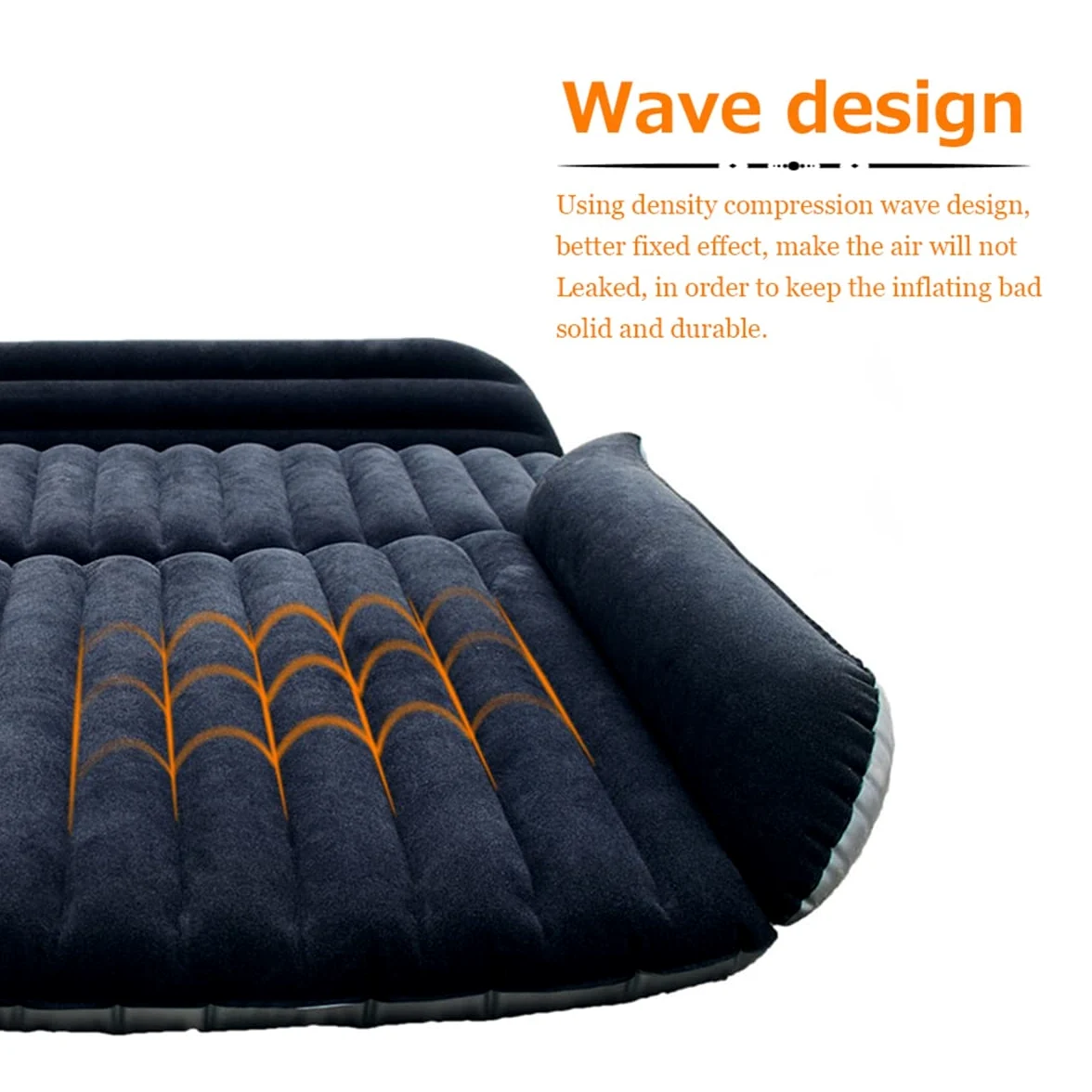 Colchón de Aire para automóvil con Bomba para SUV, Cama Inflable más Gruesa para Viajes de Campamento al Aire Libre, molex FL-180, Diseño Personalizado, with Bearing