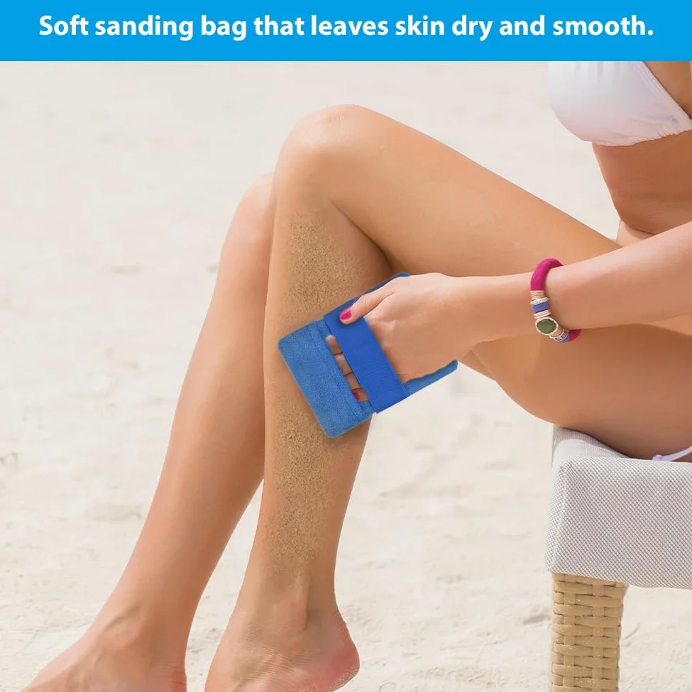 flintronic 4PCS Removedores Arena Playa, Bolsa de Eliminación de Arena Accesorios de Playa, Bolsa Portátil para Quitar Arena para Actividades de Voleibol al Aire Libre, Surf Verano, Cámping