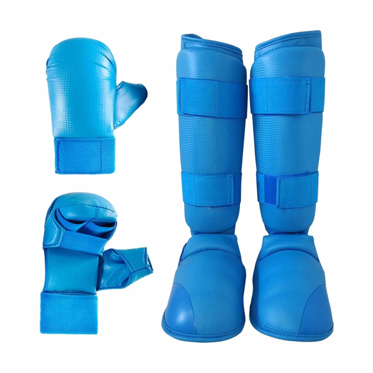 Perfeclan Guantes de Boxeo, Espinilleras, Equipo de Entrenamiento de Karate Taekwondo MMA
