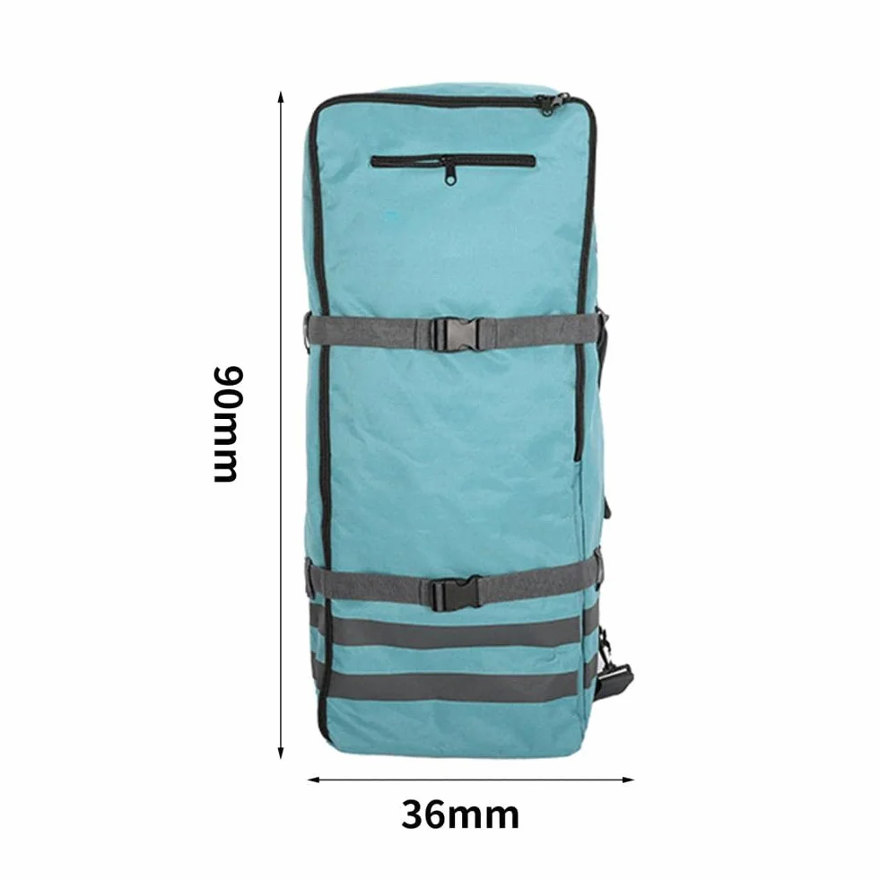 Mochila para tabla de remo, bolsa de viaje con cremallera, portátil, de nailon, impermeable, gran capacidad, para tabla de surf inflable, 84 L