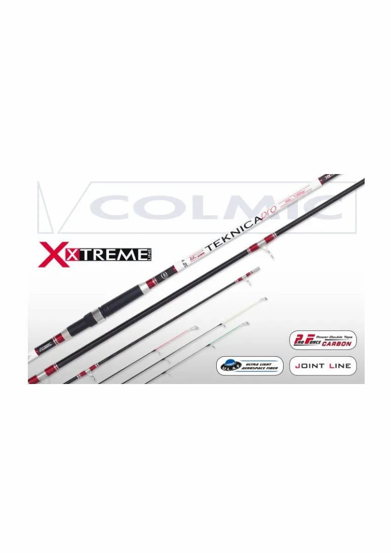 Colmic Teknica Pro 4.20 30-130 g Cañas de Pescar Surfcasting Telescópica Beach Ledgering