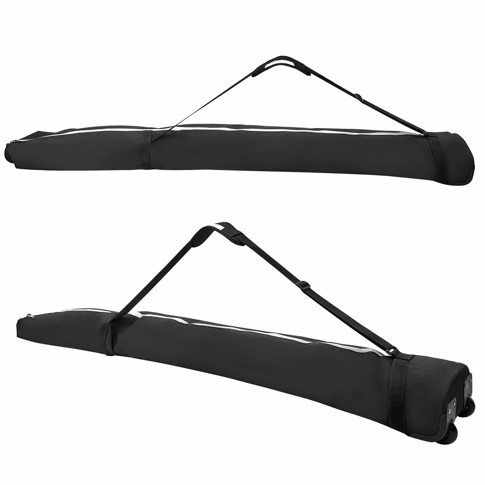 Bolsa de snowboard con ruedas, bolsa de esquí acolchada para viajes, snowboard, bolsa de viaje para snowboard y botas