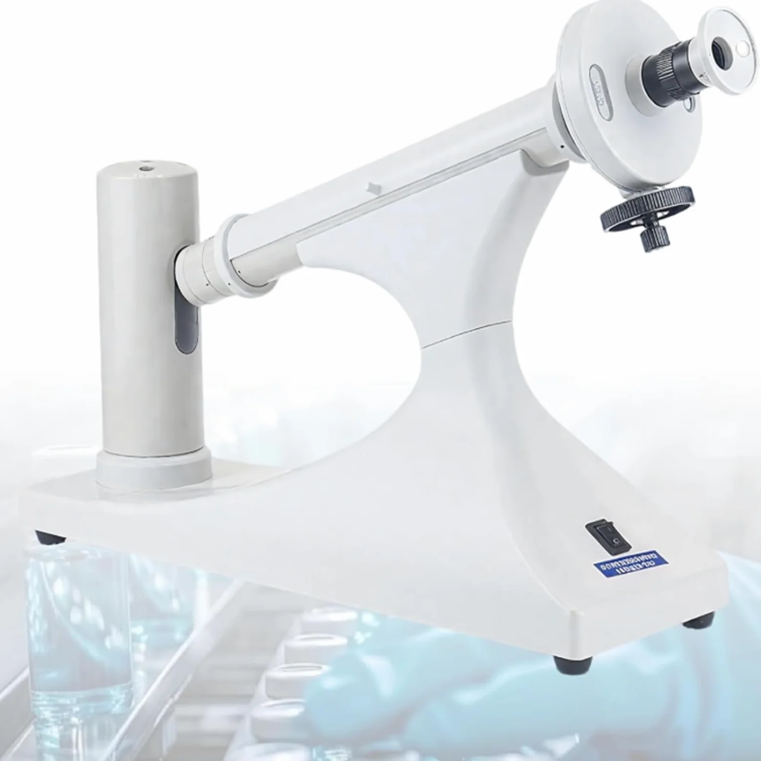 Polarímetro manual, polarímetro de disco, utilizado para medir la concentración, la pureza y el contenido de azúcar; instrumento de prueba de grado industrial.