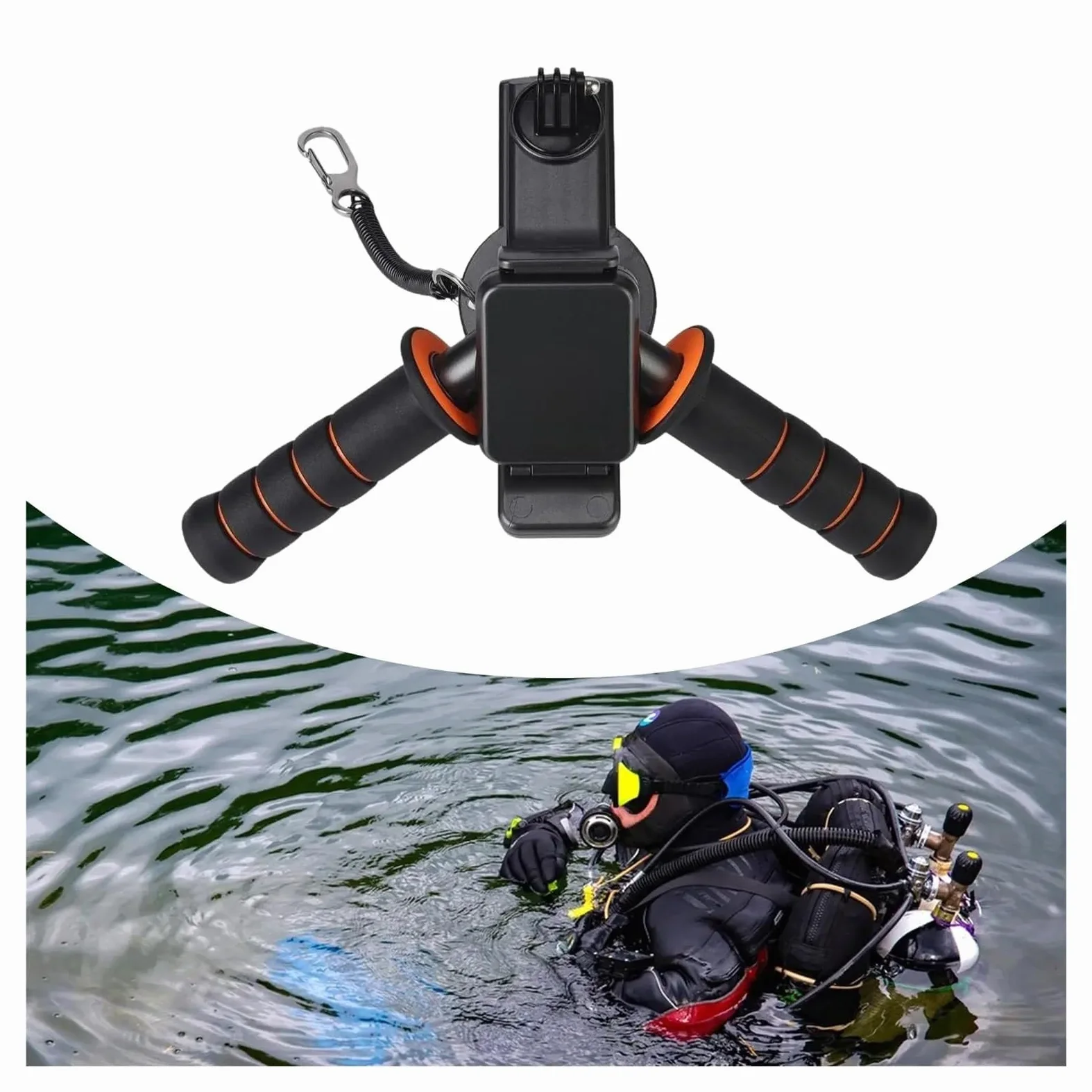 Scooter Submarino, Propulsor De Buceo con Mango Patinete, Subacuático, para Natación En Piscina
