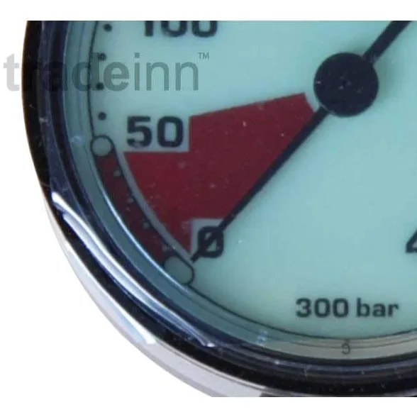 SCUBAPRO Unisex Adult Standard Pressure Gauge-400 Bar Capsule Diving Regulators, Multicolor, Talla Única