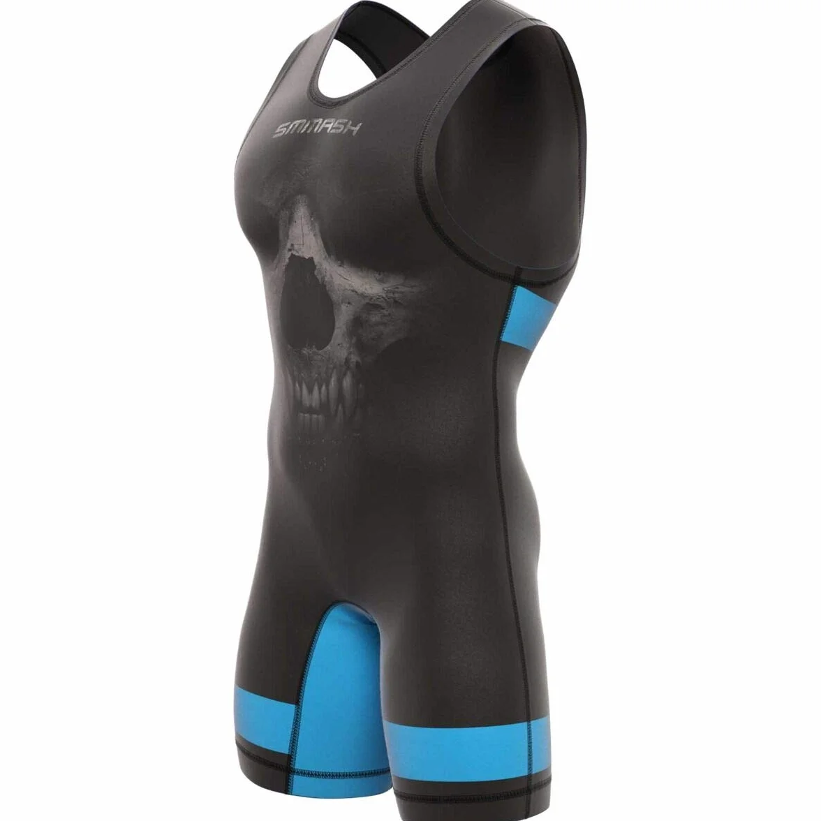 SMMASH Singlet De Lucha Libre Corto Para Hombre Wrestling Traje Atlético Transpirable