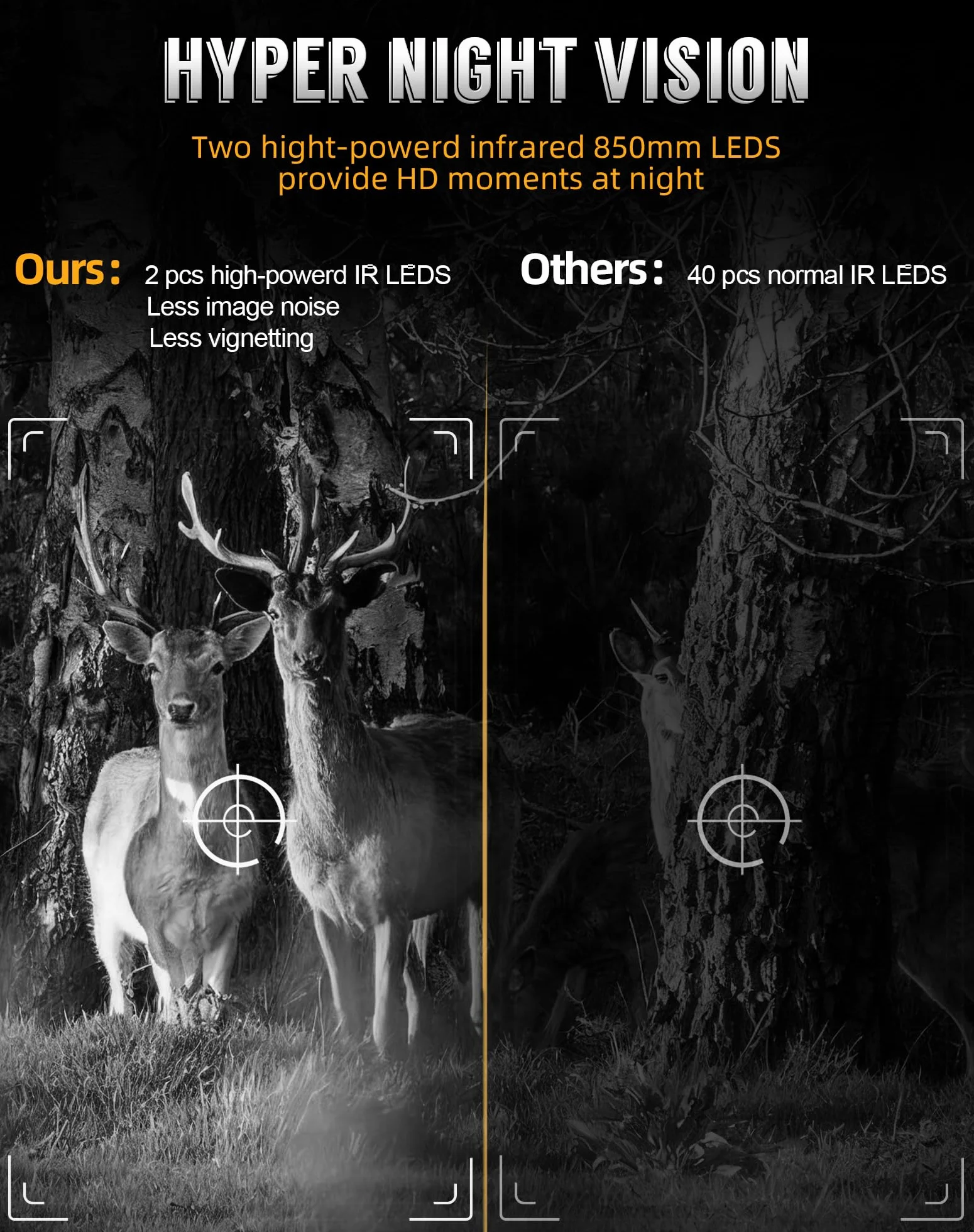 Cámara fototrampeo - Solar 8K 60MP WiFi cámara de caza, activación por movimiento en 0,1 s, rango de detección de 20 metros, visión nocturna HD sin emisión de luz, impermeable IP66, tarjeta de memoria