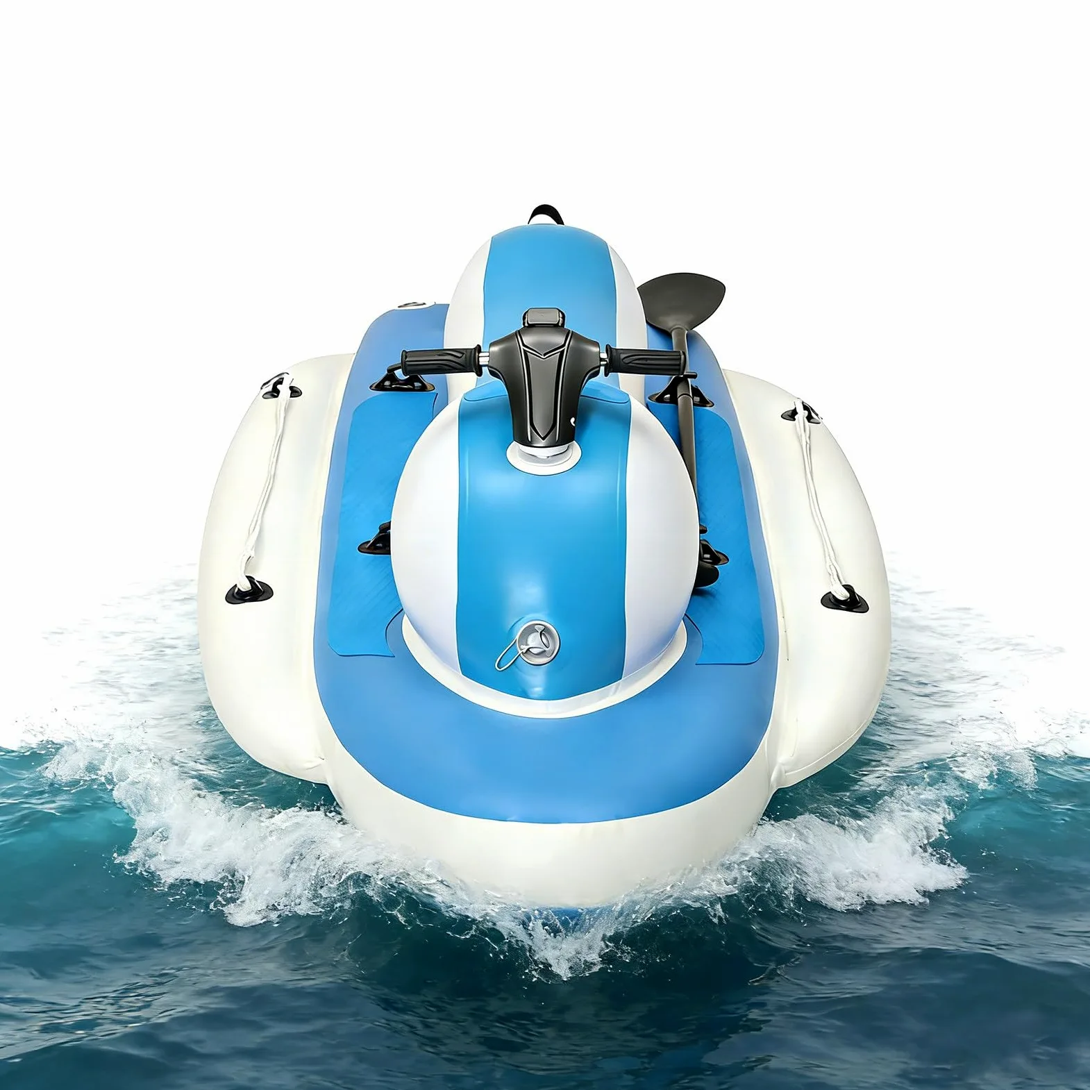Embarcación Hinchable 3 en 1 con Conversión Kayak Unpowered | Experiencia de navegación suave, plataforma PVC reforzada, varios modos, almacenamiento portátil, agua dulce y mar