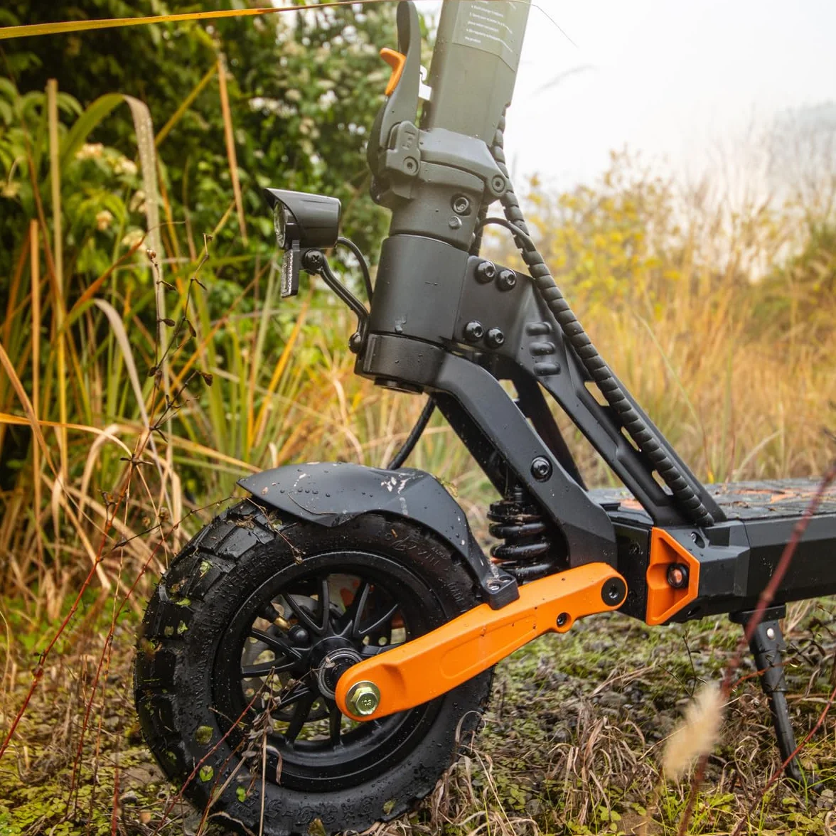 KuKirin G2 Pro Patinete Eléctrico Adultos 65km Autonomía Neumáticos 9" Offroad Suspensión Doble Plegable IP54 Frenos Disco 120kg