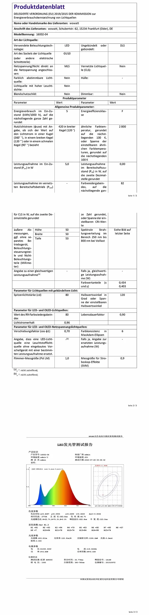 wowatt Lámpara de techo LED Plafón con Focos Giratorios 6x Spot GU10 5W 230V 2800K Blanco cálido 420lm IP20 Níquel Mate
