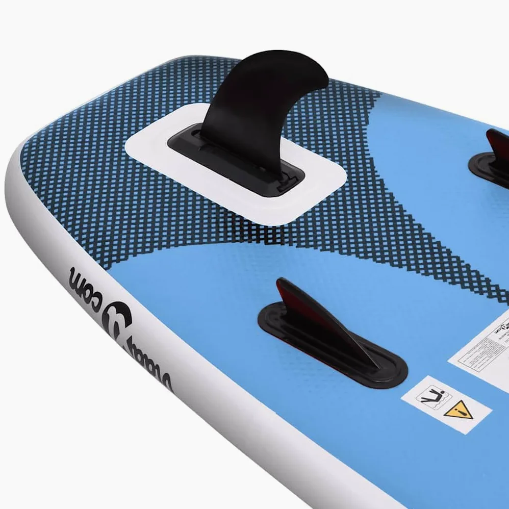 Genérico Set de Tabla de Paddle Surf Hinchable Azul Marino 330x76x10 cm,Deportes,Actividades al Aire Libre,Deportes acuáticos y navegación Deportiva,Surf,Paddleboards,93385
