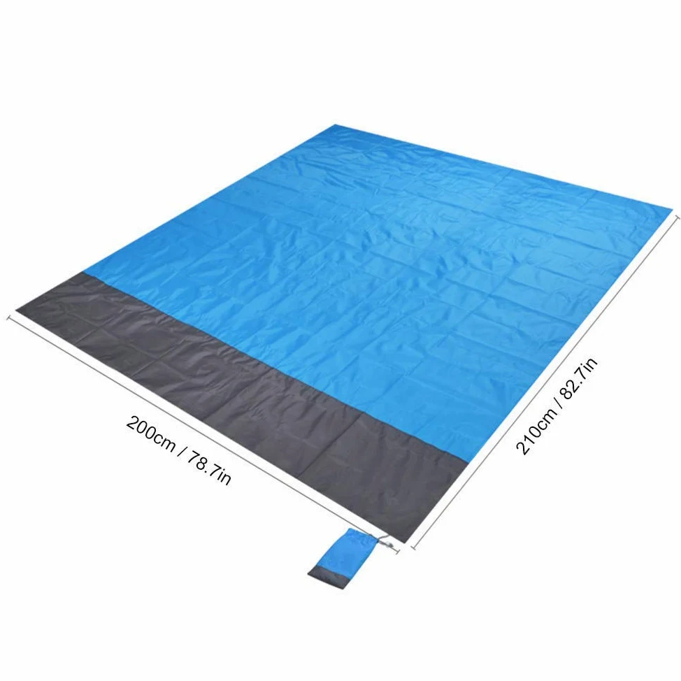 ADITAM Colchoneta de Camping, colchoneta de Camping a Cuadros, colchón Plegable para Acampar, Manta de Picnic de Playa Impermeable para Escalada de bebé para Picnic multijugador Double The Comfort